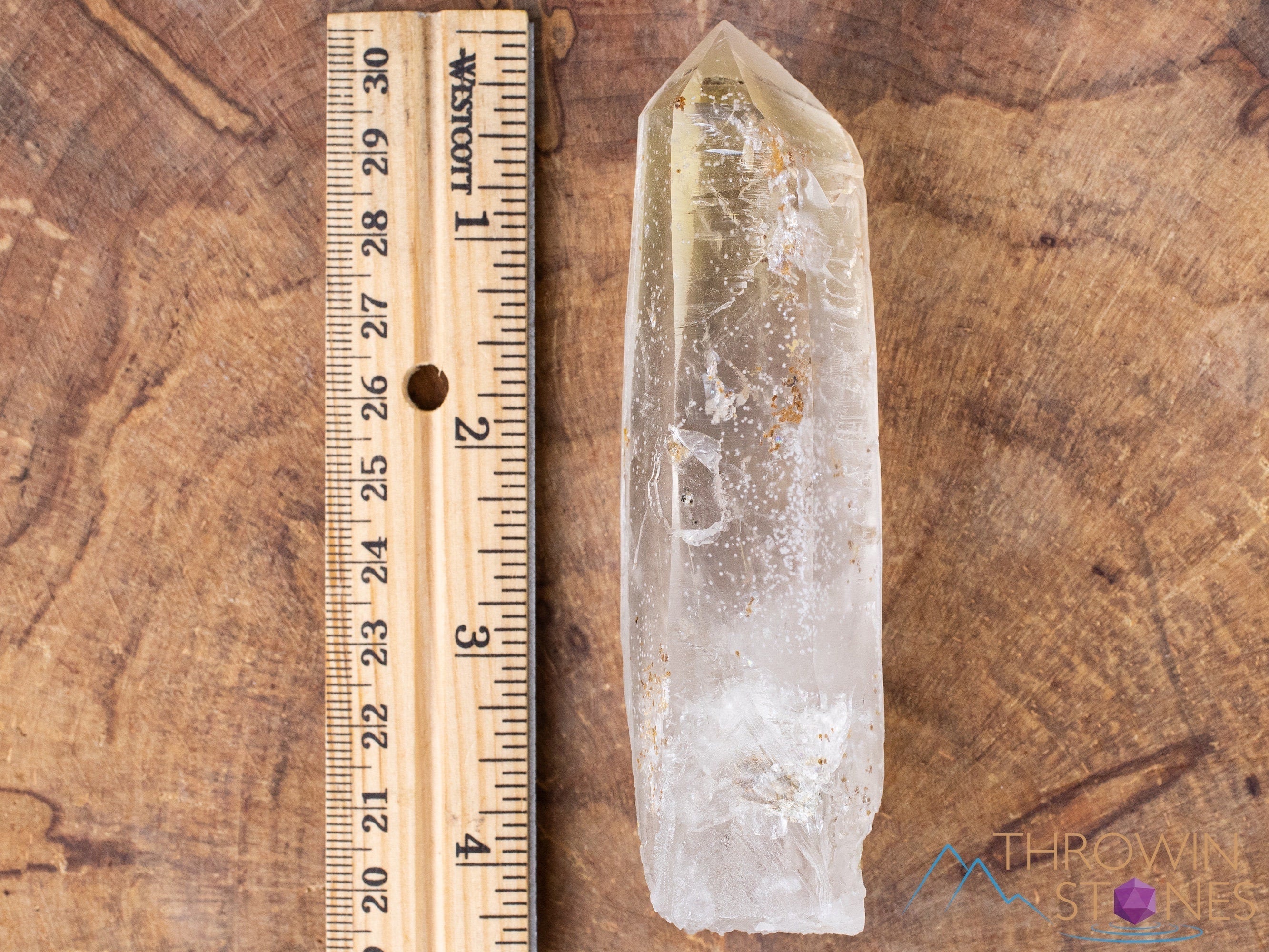 Natural Citrine Raw Crystal Point - November Birthstone, Healing Stone for Home Decor, Meditation & Energy Work | 41433 | Perfect for Gifts, Spiritual Healing & Crystal Collections