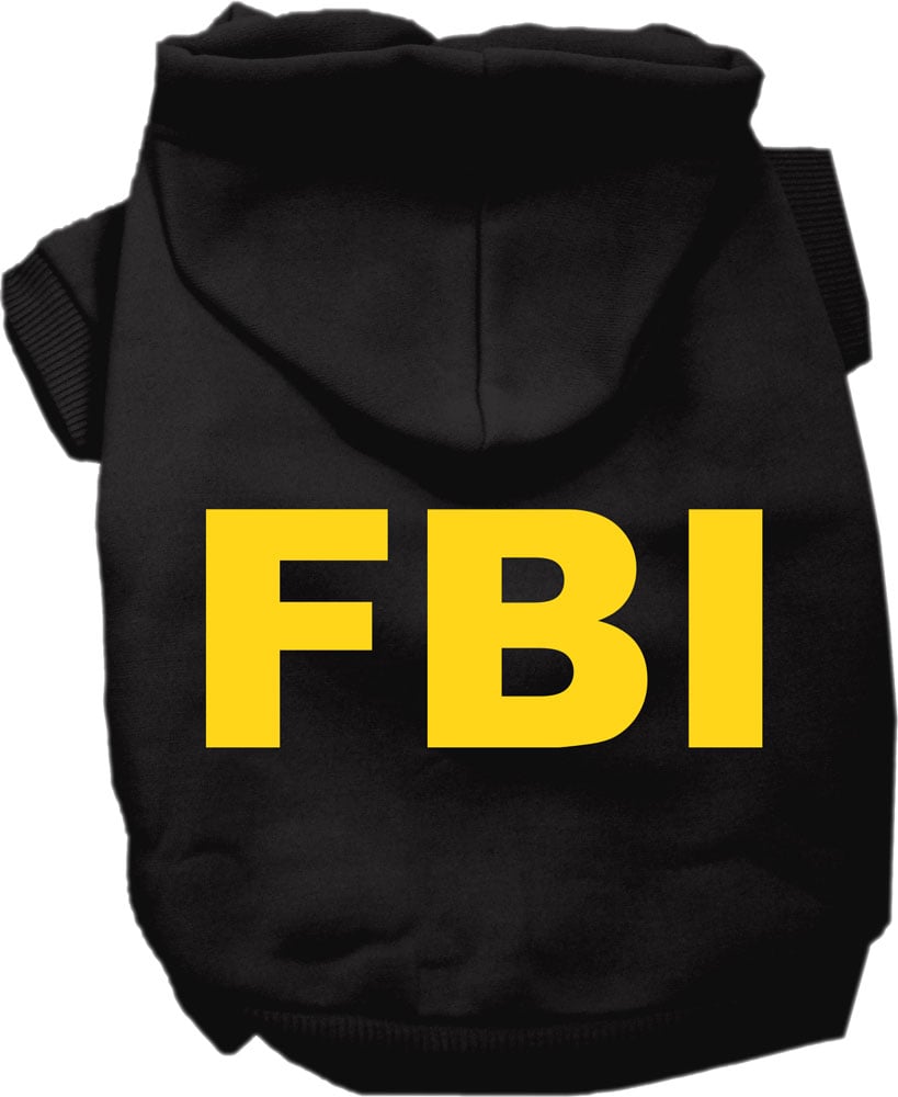 FBI Costume Hoodie with Screen Print - Official Style for Halloween, Cosplay & Themed Parties