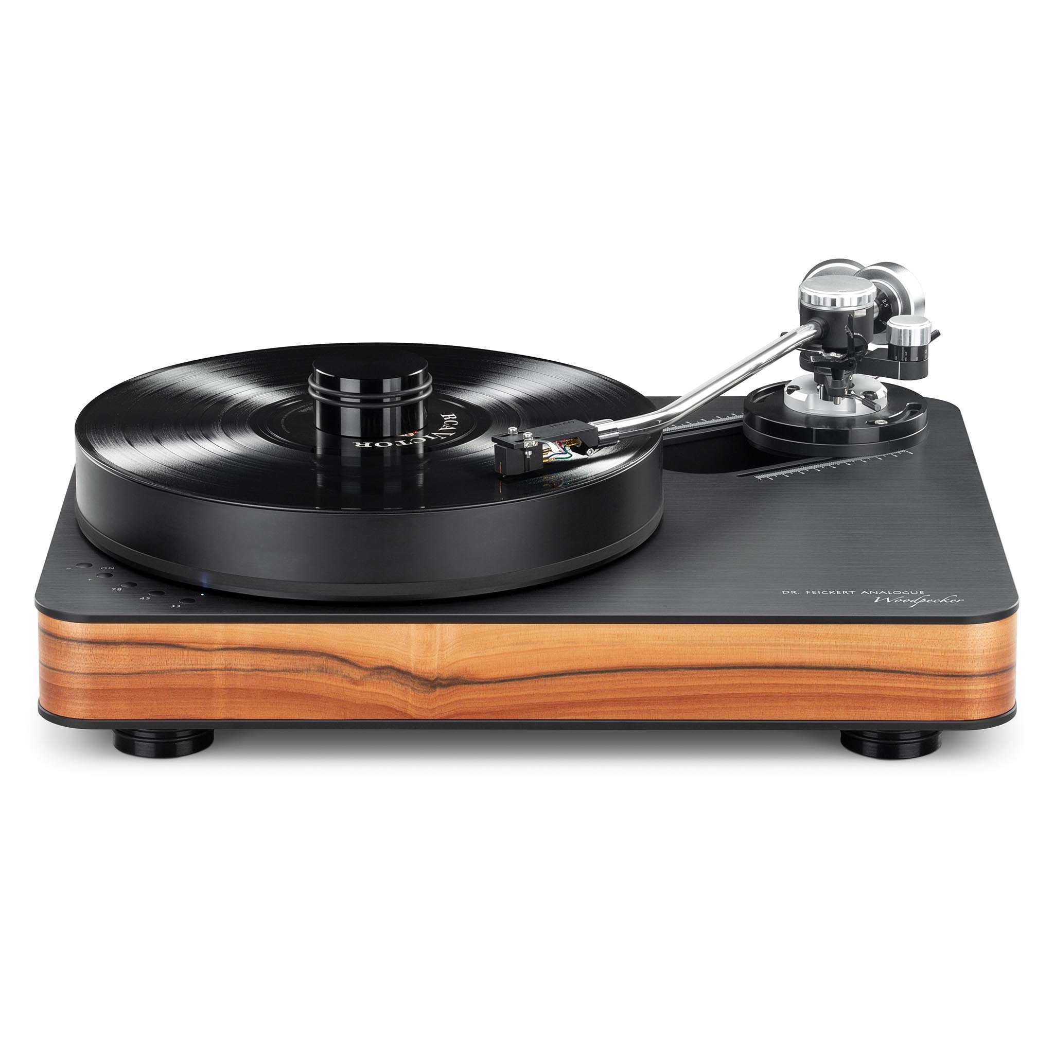 Dr. Feickert Analogue Woodpecker Turntable - High-End Vinyl Record Player for Audiophiles | Perfect for Home Audio & Music Enthusiasts