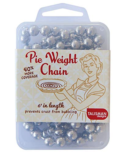 Premium Stainless Steel Pie Weights for Baking - Blind Bake Pie Crust Weights, Dough Holders for Flat Crust | Perfect for Homemade Pies, Tarts, Quiches & Pastries | Essential Baking Tool for Professional & Home Bakers