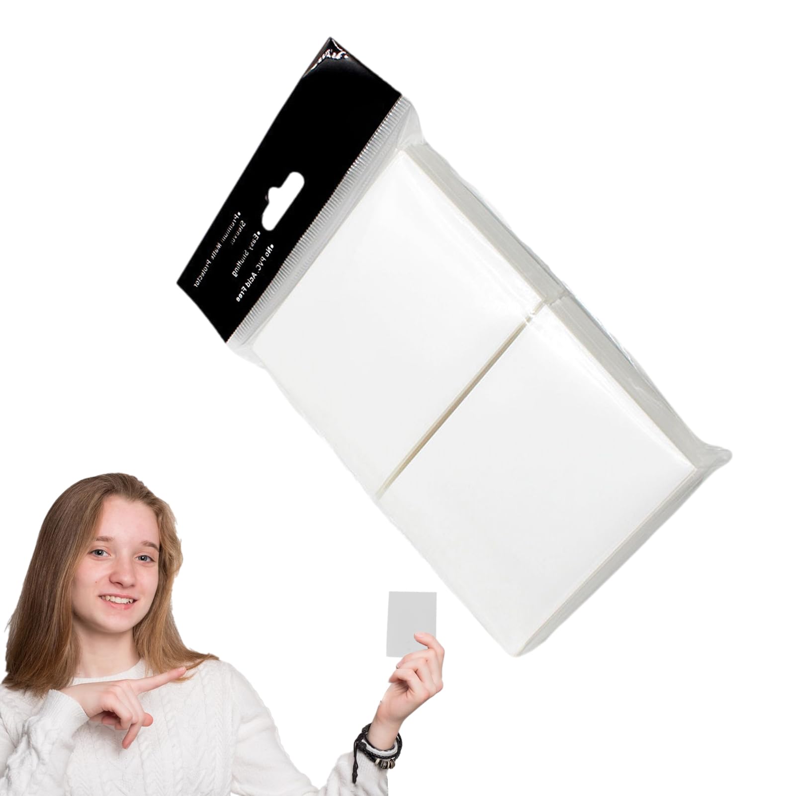 Premium Baseball Card Protector Sleeves - Acid-Free Standard Trading Card Protectors for Sports Cards, Photocards & Collectibles | Perfect for Card Storage, Display & Organization in Binders or Albums