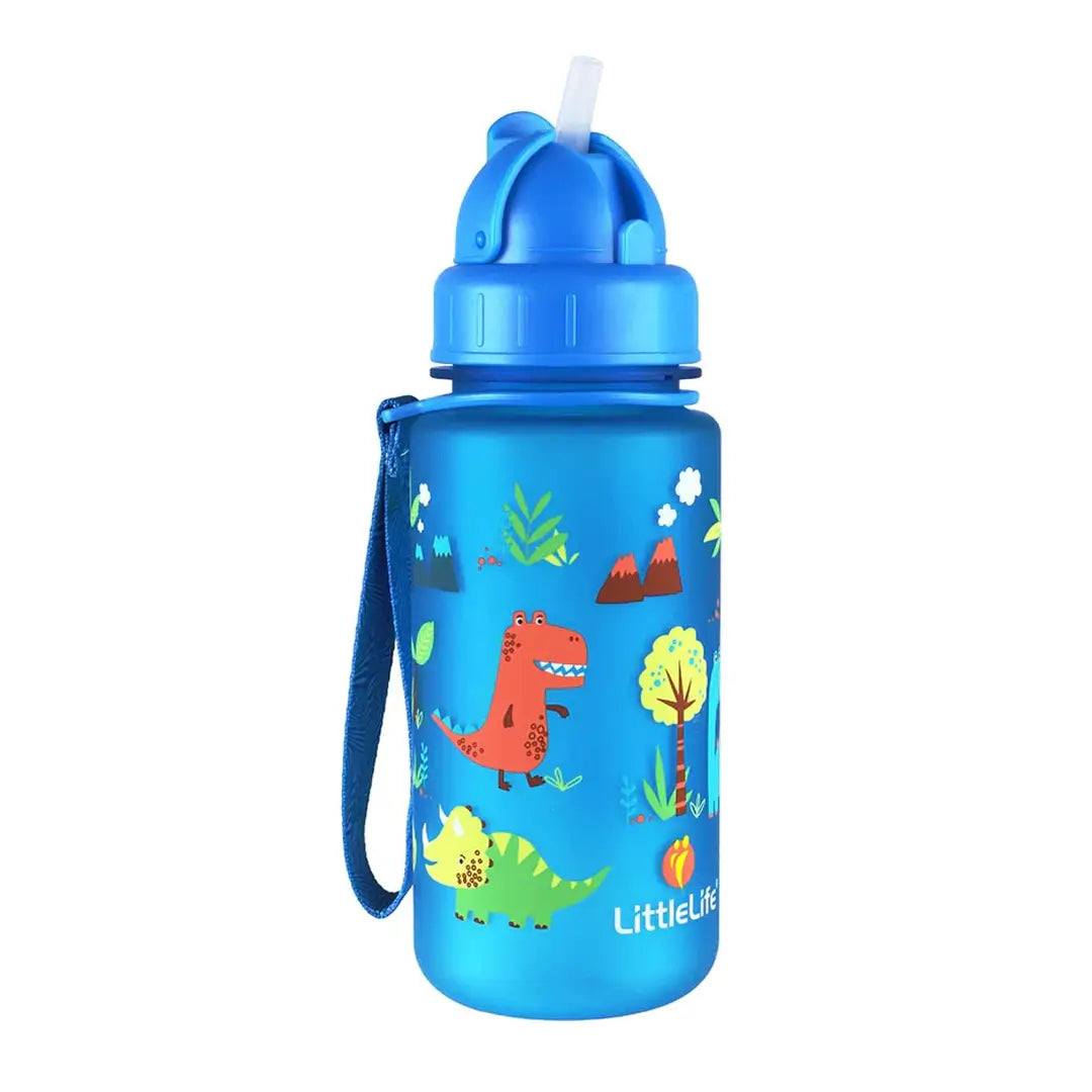 Littlelife Kids Plastic Water Bottle - BPA Free, Leak Proof, 12oz Reusable Water Bottle for Boys & Girls - Perfect for School, Sports & Outdoor Activities