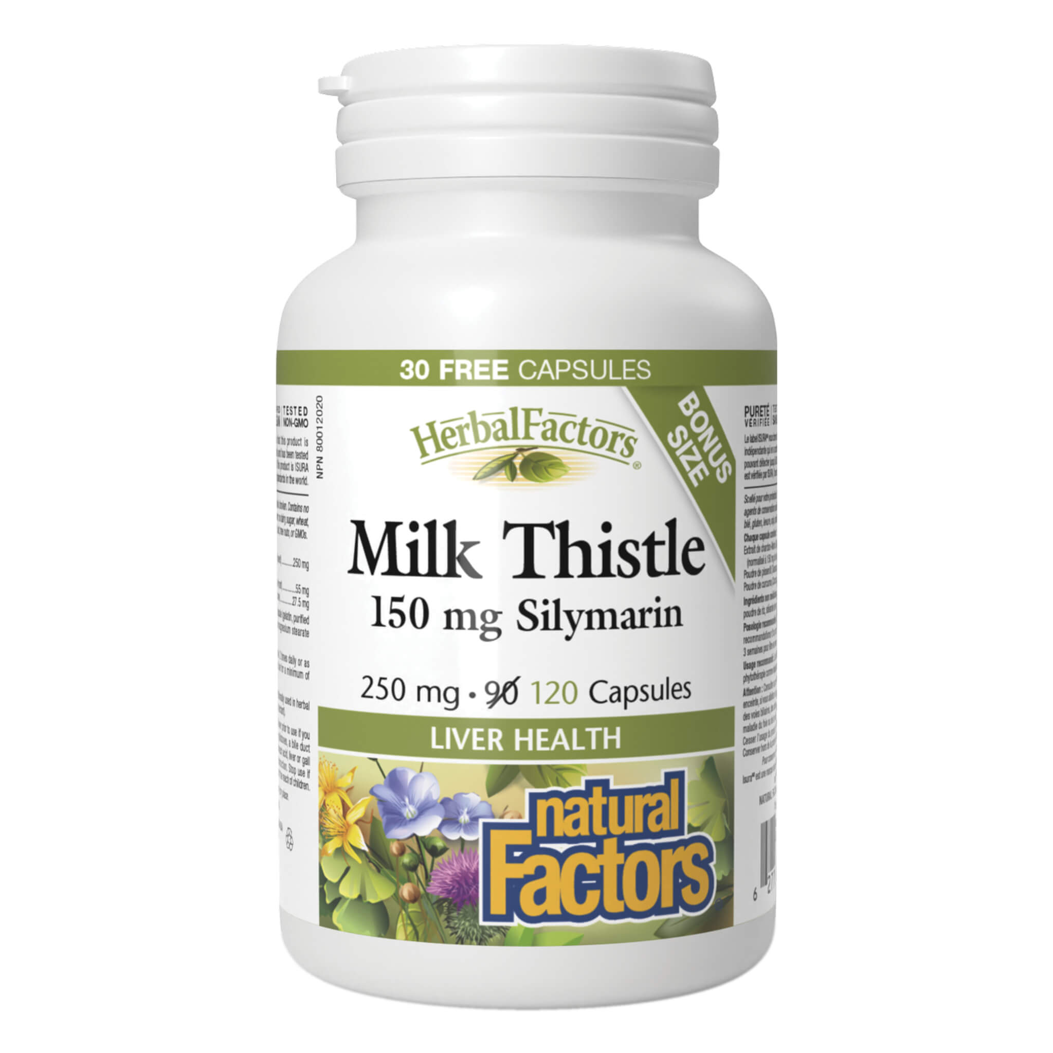 Milk Thistle 250mg Supplement - Extra Strength Liver Support & Detox (Bonus Size) | Supports Liver Health, Digestion & Cleansing | Perfect for Daily Wellness & Detox Routines