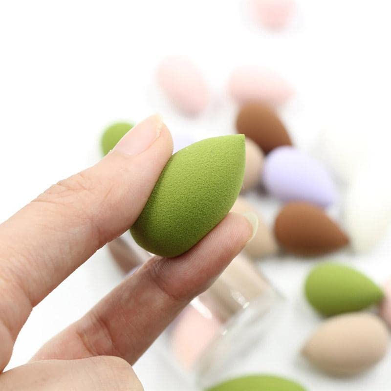 Nyamah 6Pcs Mini Makeup Sponges - Soft Beauty Blender for Liquid Foundation, Powder & Concealer | Reusable Cosmetic Sponge Set for Flawless Makeup Application at Home or Travel