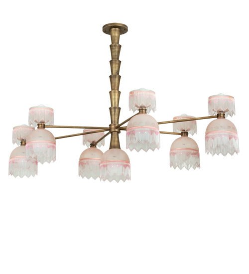 13-Light Crystal Chandelier for Dining Room - Modern Elegant Ceiling Light Fixture with LED Bulbs, Perfect for Home Decor, Wedding Venues & Restaurants
