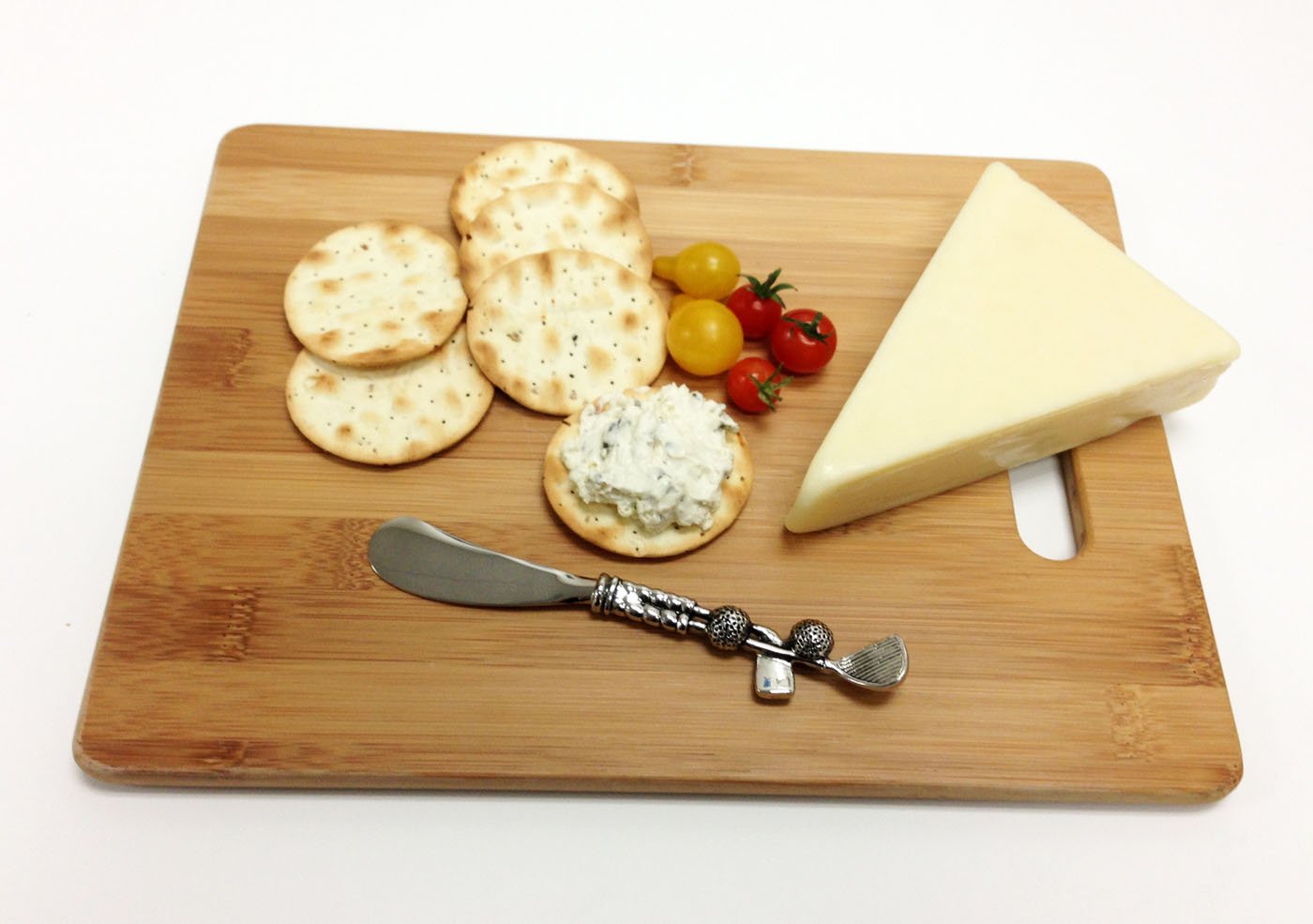 Premium 2-Piece Zinc Alloy Cheese and Butter Spreader Knife Set - Golf Club Design for Elegant Cheese Platters & Charcuterie Boards | Perfect for Dinner Parties, Wine Tasting & Gourmet Gift Giving
