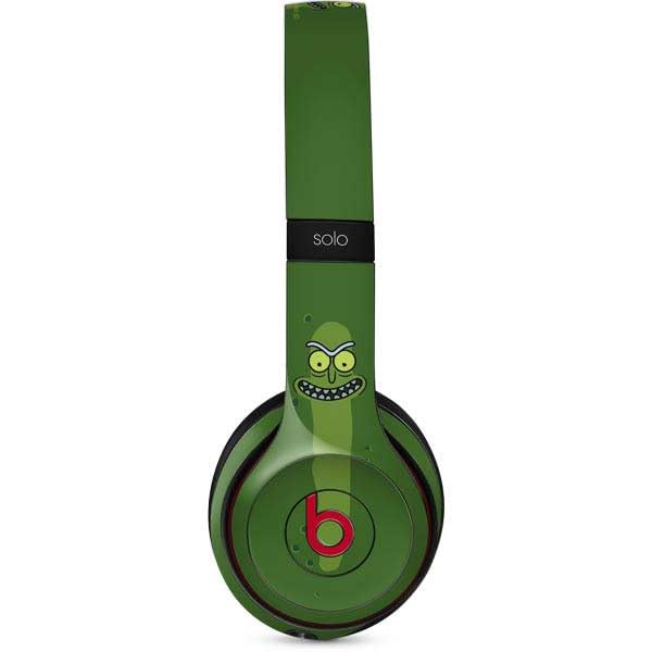 Officially Licensed Beats Solo 3 Wireless Skin - Rick and Morty Pickle Rick Design | Premium Vinyl Decal for Headphones | Perfect for Music Lovers & Rick and Morty Fans