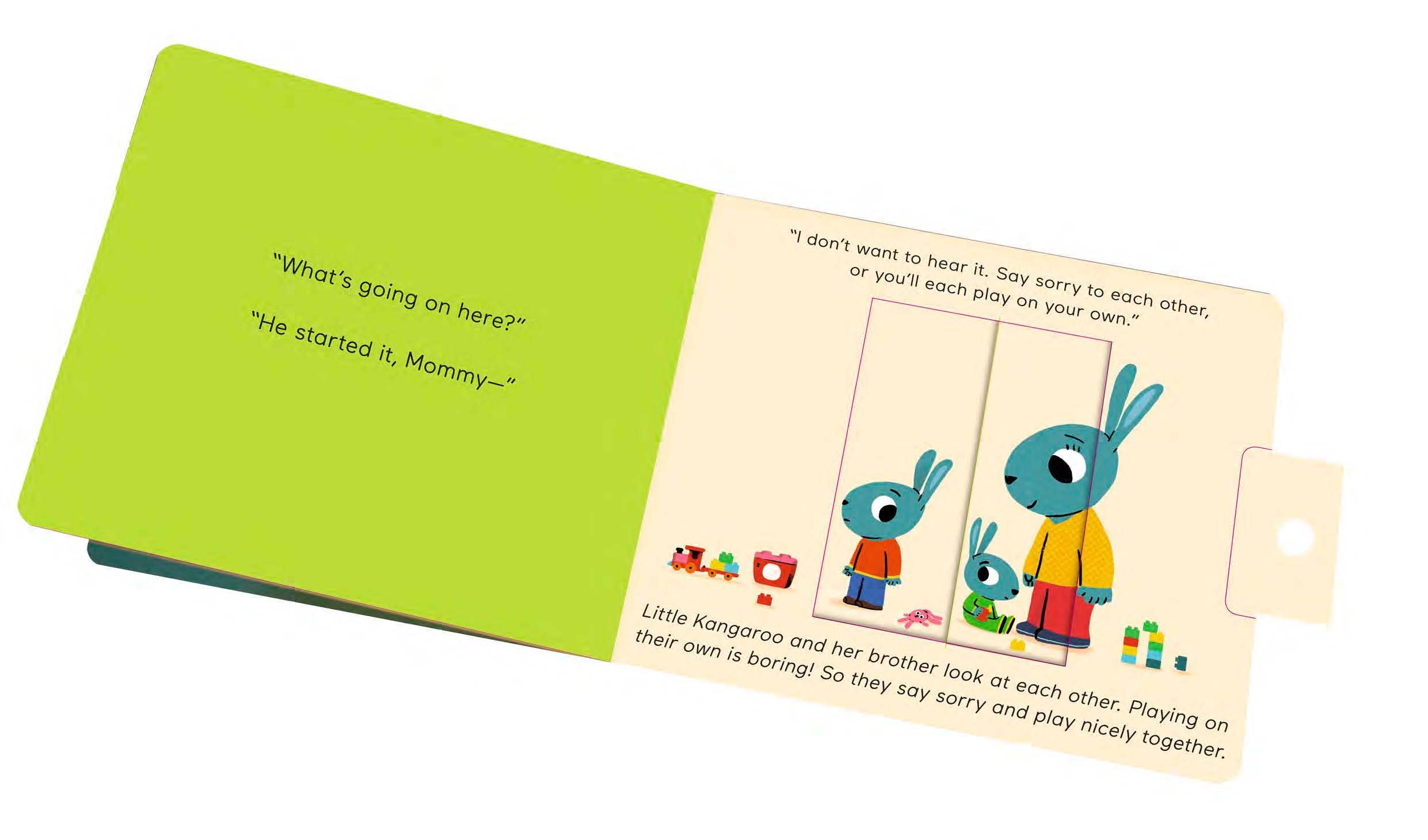 Interactive Pull and Play Books for Kids - Brothers and Sisters Theme | Fun Early Learning Activity for Sibling Bonding & Family Time | Perfect for Toddlers Ages 1-3
