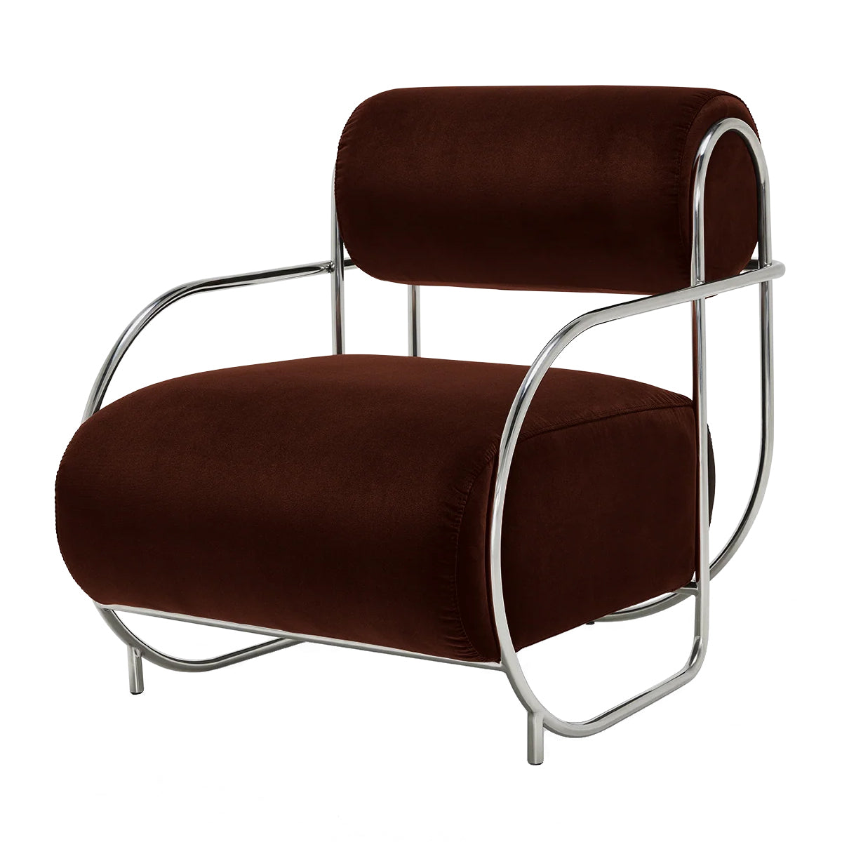 Chromeo Armchair (Avalon) - Modern Accent Chair for Living Room, Bedroom & Office - Comfortable Lounge Chair with Stylish Design
