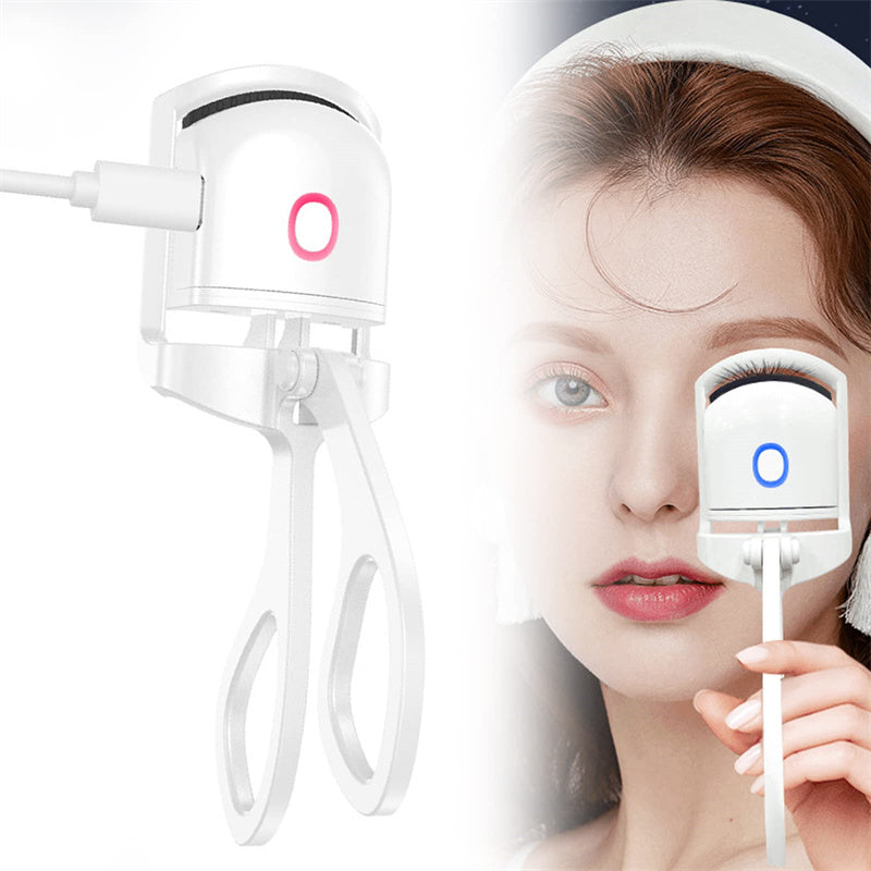 Best Electric Heated Eyelash Curler for Perfect Curls - Waterproof & Safe Eyelash Curling Wand - Perfect for Home Use, Travel & Professional Makeup