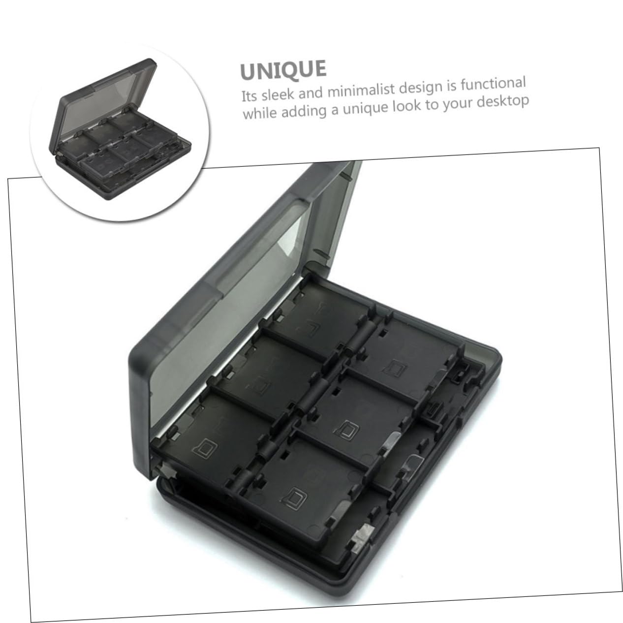 Totority Switch Game Card Holder - Lightweight PP Storage Box for Organizing Game Decks | Perfect for Travel & Home Use
