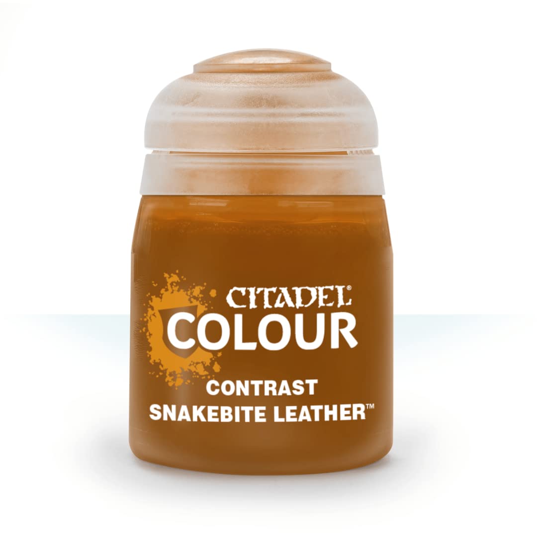 Citadel Contrast Snakebite Leather Paint 18ml - Miniature Painting for Warhammer