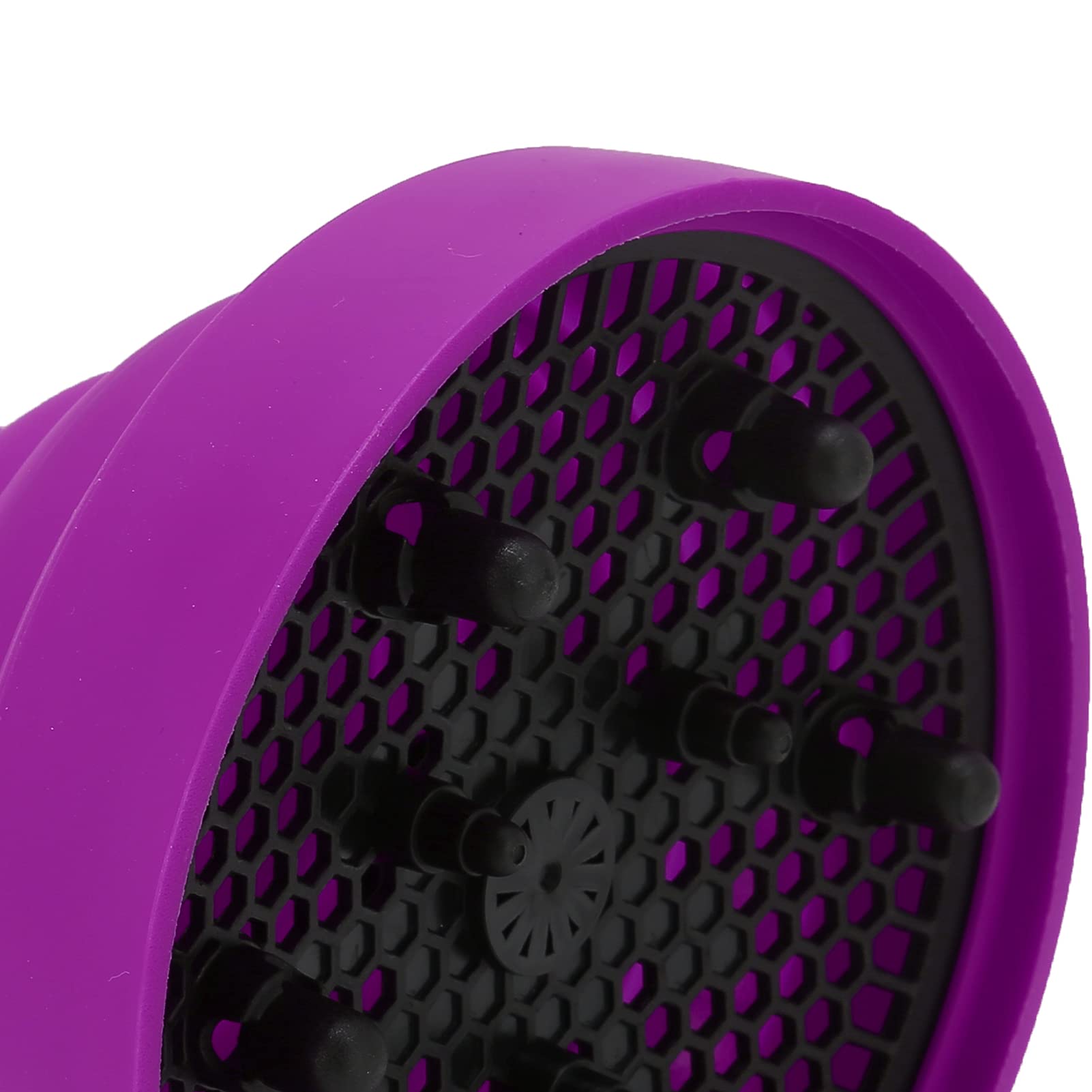 Universal Hair Diffuser Attachment for Curly & Wavy Hair - Portable Travel Folding Blow Dryer Diffuser Nozzle | Perfect for Home, Salon & On-the-Go Styling