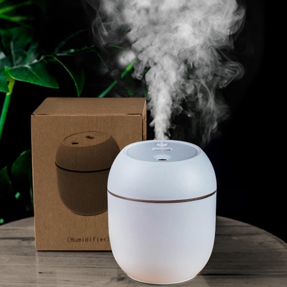 Portable USB Car Air Humidifier & Essential Oil Diffuser - 250ml Capacity, 2 Modes, Auto Shut-Off, LED Light - Perfect for Home, Office, Car Travel & Aromatherapy Relaxation