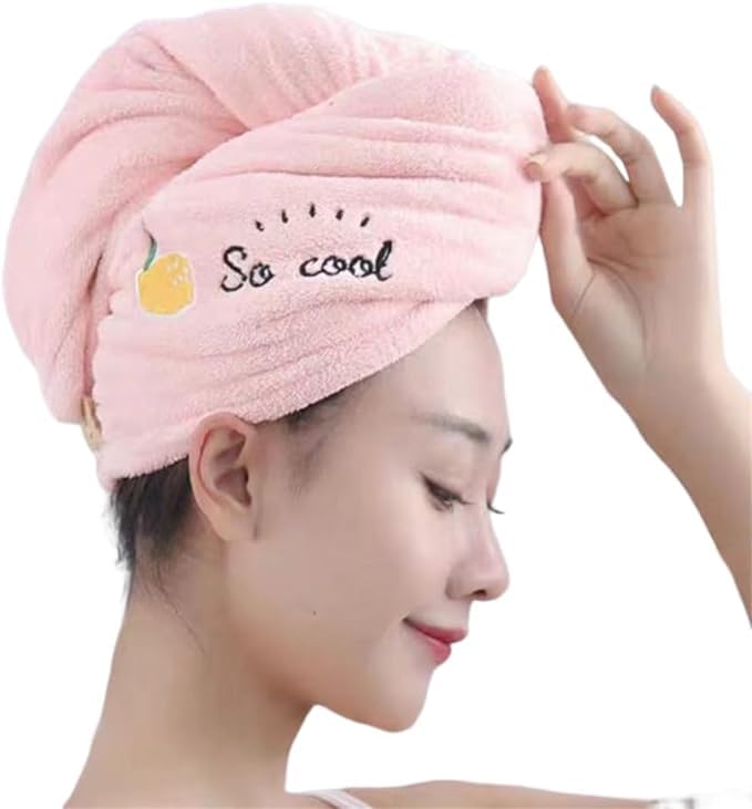 **LX PRODUCTS Microfiber Hair Wrap Turban - Ultra Absorbent Quick-Drying Towel for Wet Hair, Salon & Home Use (Pack of 3) - Perfect for Shower, Swimming & Post-Workout Hair Care**