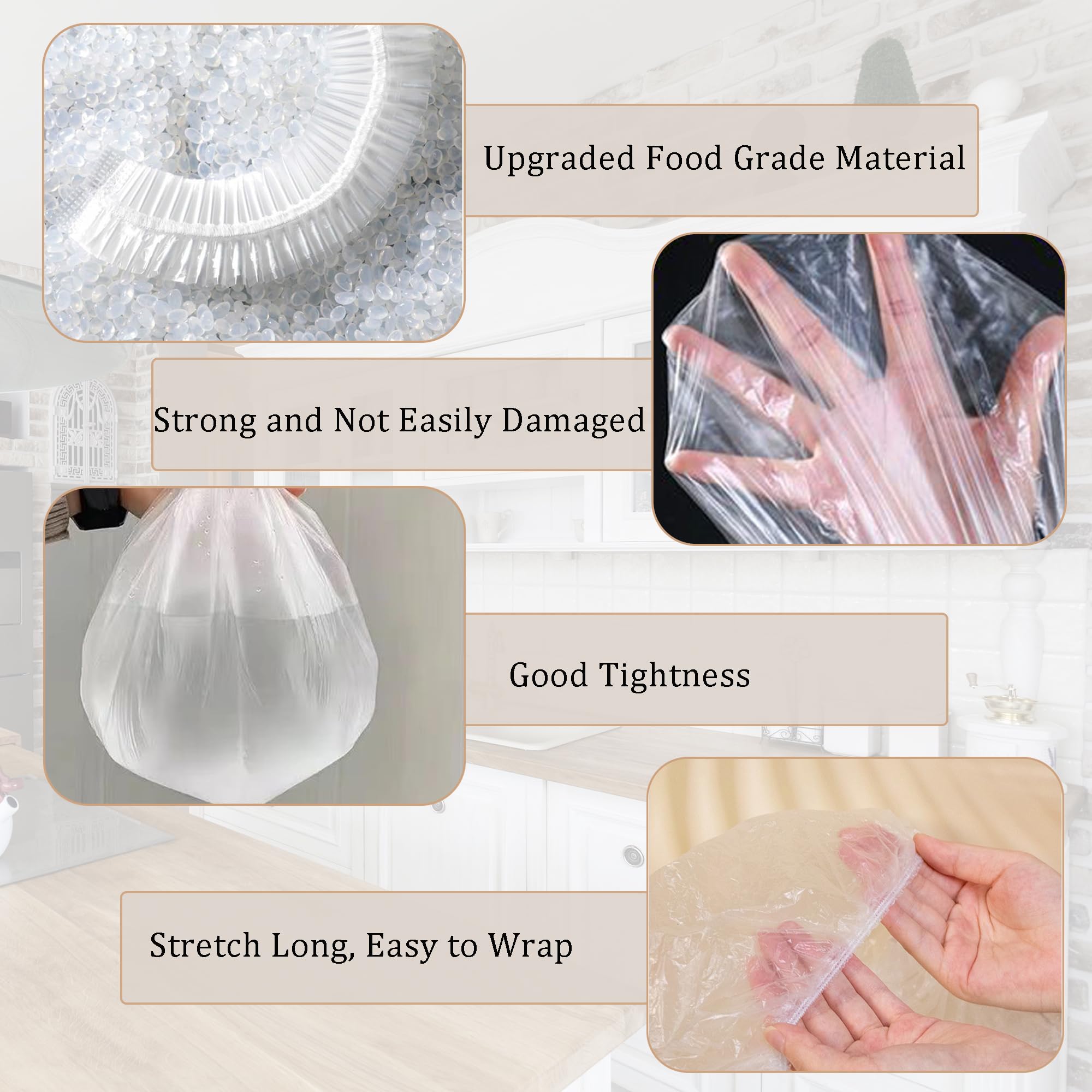 30PCS Clear Disposable Kitchen Appliance Covers - Thickened Elastic Dust Protector for Oven, Air Fryer, Blender, Toaster, Pressure Cooker (S/M/L) - Keep Appliances Clean & Dust-Free While Storing or Not in Use