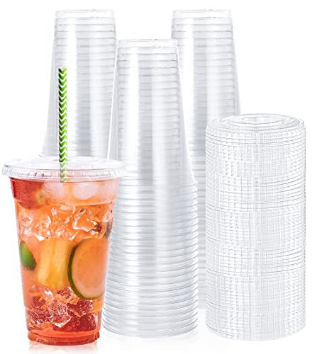 clear 24oz cups with lids