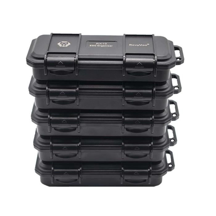 RX10 EDC Organizer Box - Compact Storage Case for Tactical Gear, Knives, Tools & Everyday Carry Essentials - Perfect for Outdoor, Camping, Hiking & Travel Organization