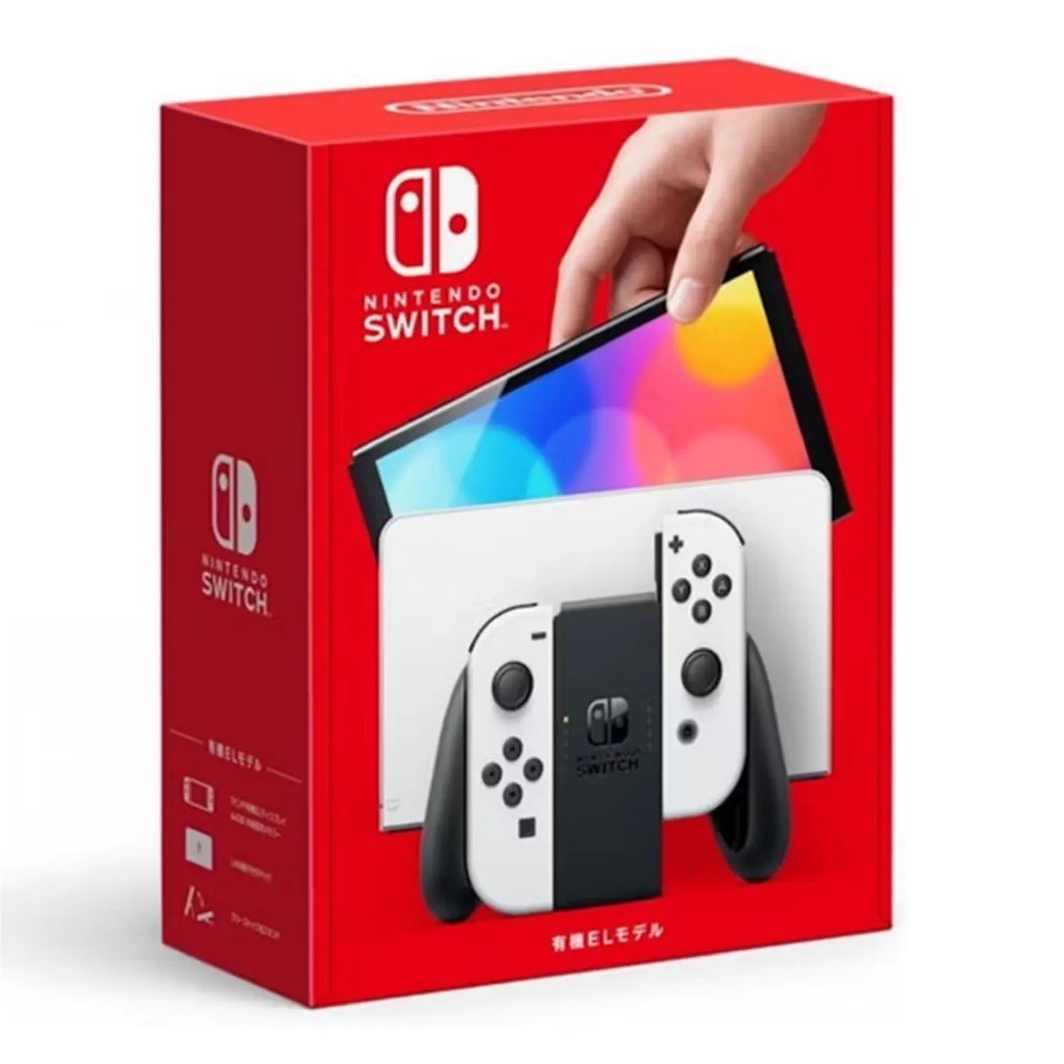 Nintendo Switch OLED Model - White Console | Portable Gaming for Travel, Home & Parties