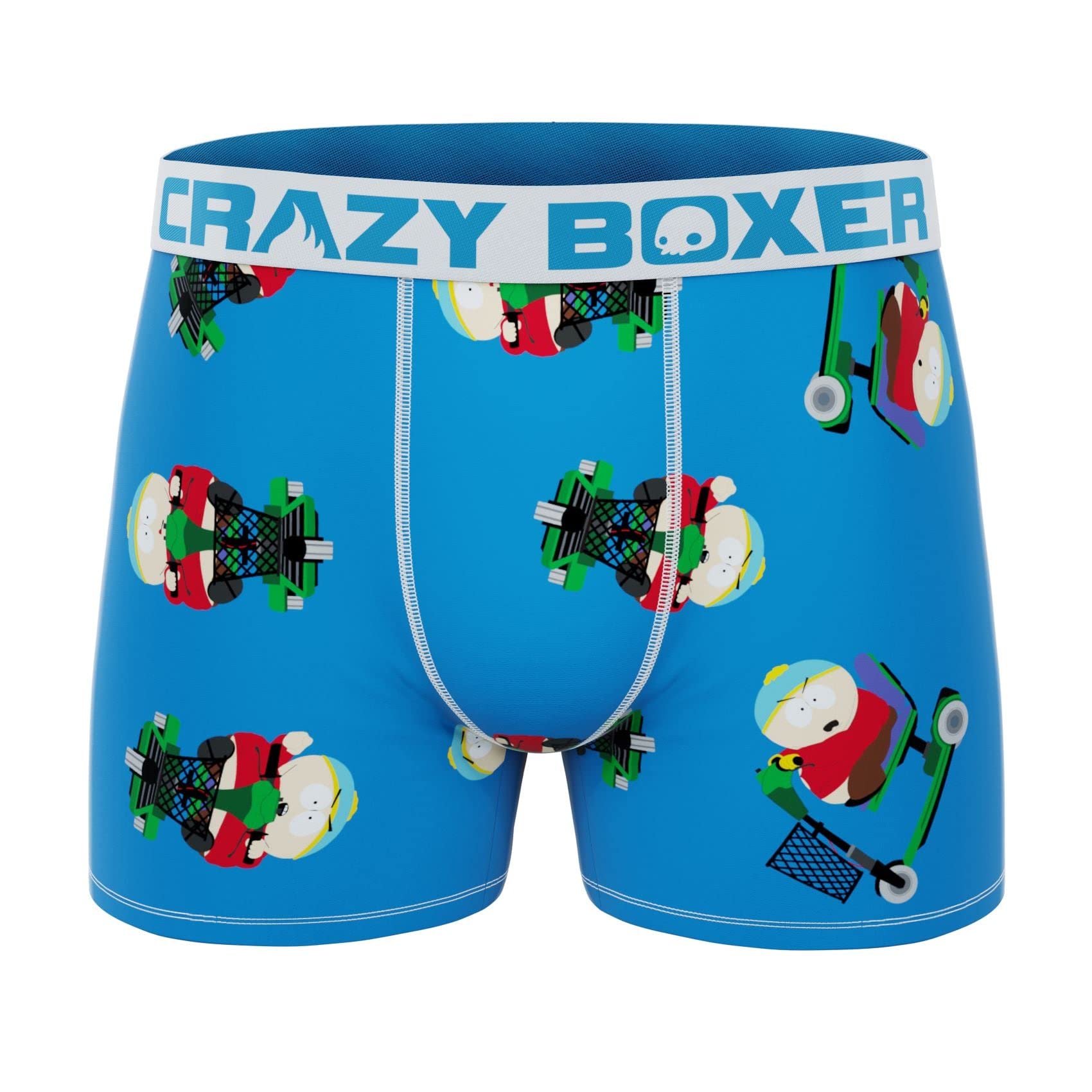 CrazyBoxer Men's South Park Cartoon Boxer Briefs - Soft Cotton Underwear for Daily Wear, Lounge & Sleep | Officially Licensed South Park Merchandise