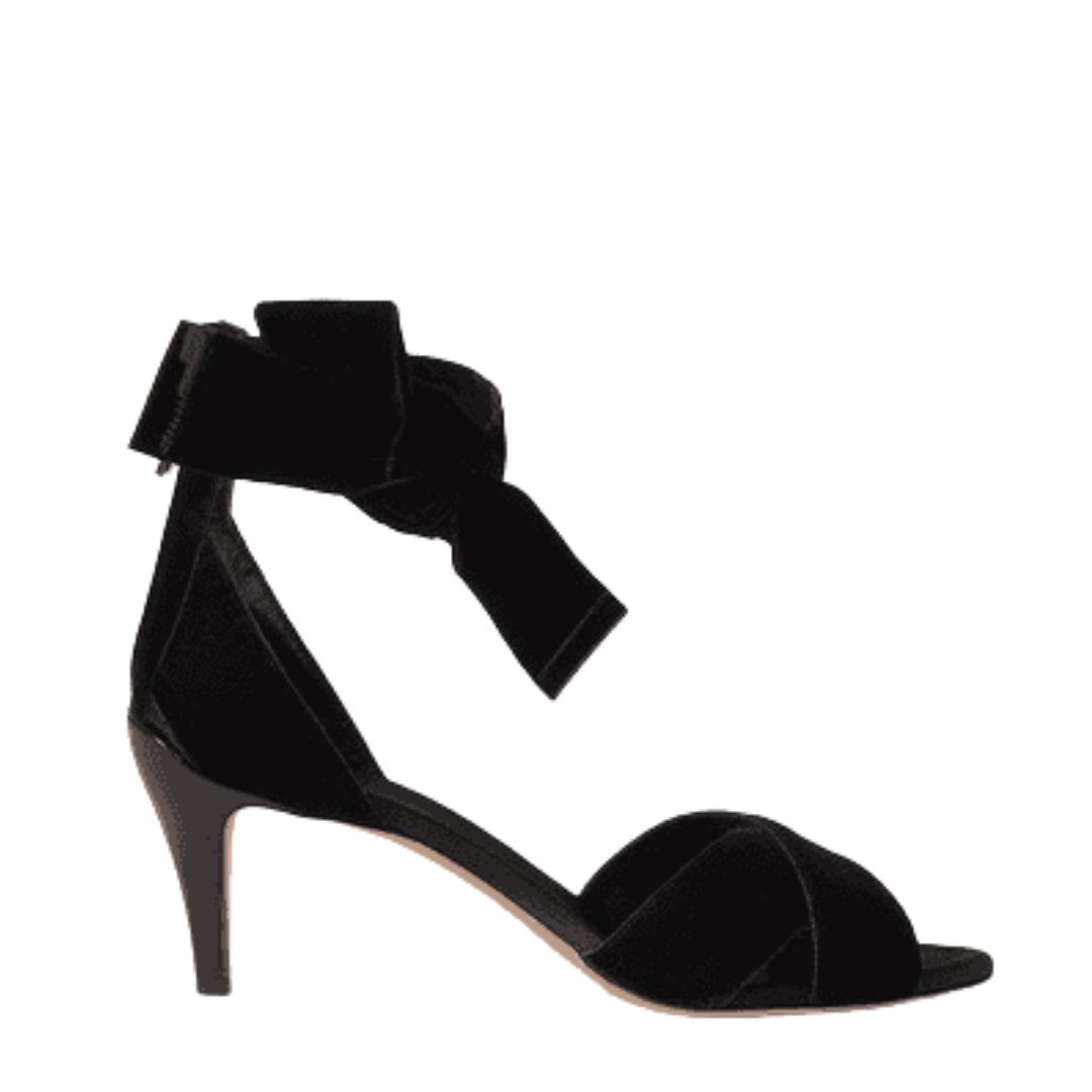 Black Ankle Tie Sandal - Women's Strappy Summer Sandals with Adjustable Ties | Perfect for Beach, Vacation & Casual Outfits