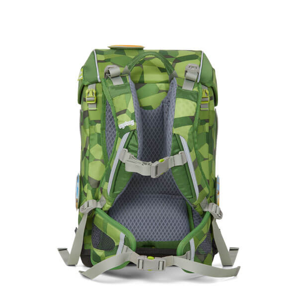 Ergobag Cubo Light Backpack for Kids - Dinosaur Themed School Bag with Adjustable Straps, Perfect for Preschool & Elementary Students | Durable & Comfortable for Daily Use, Travel & Outdoor Adventures