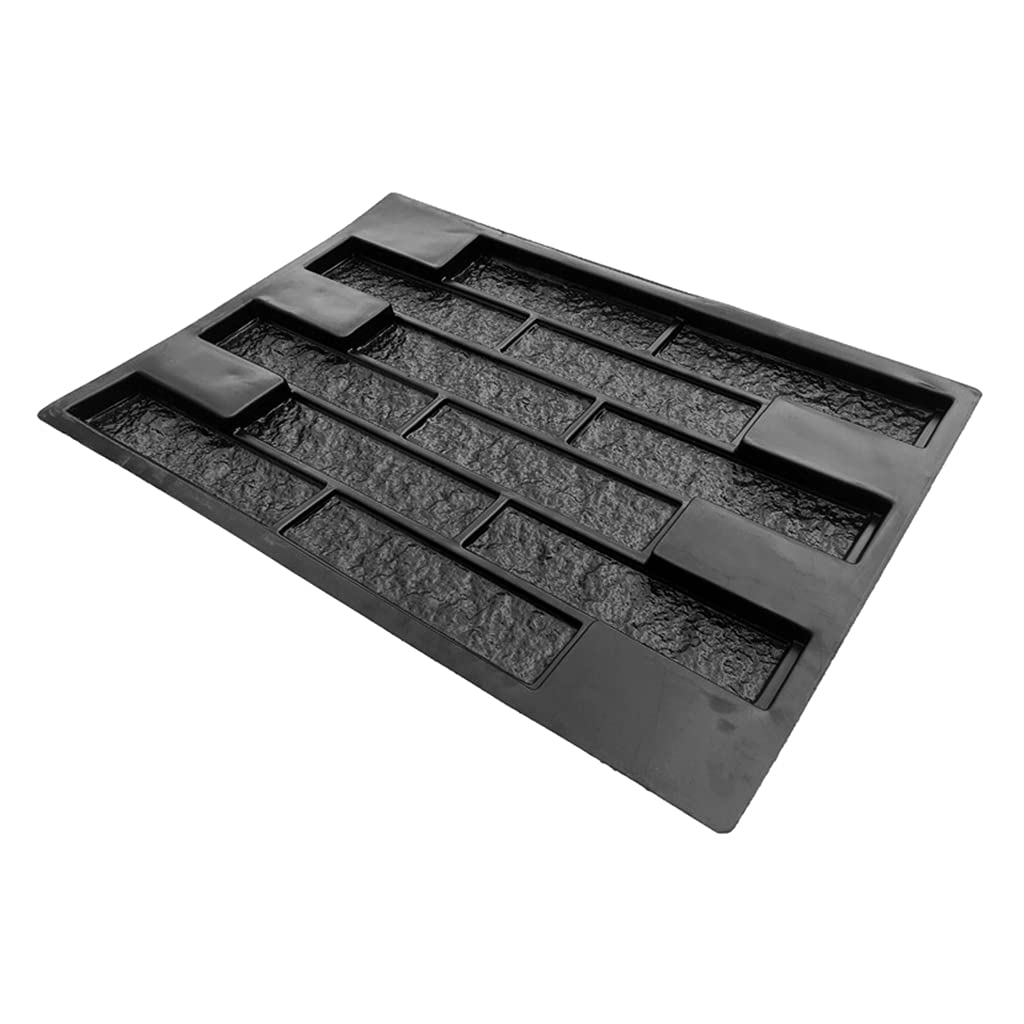 DIY Path Maker Paving Cement Brick Mold - Plastic Concrete Stepping Stone Molds for Garden, Lawn & Walkway Decoration - Create Beautiful Pathways & Patio Designs