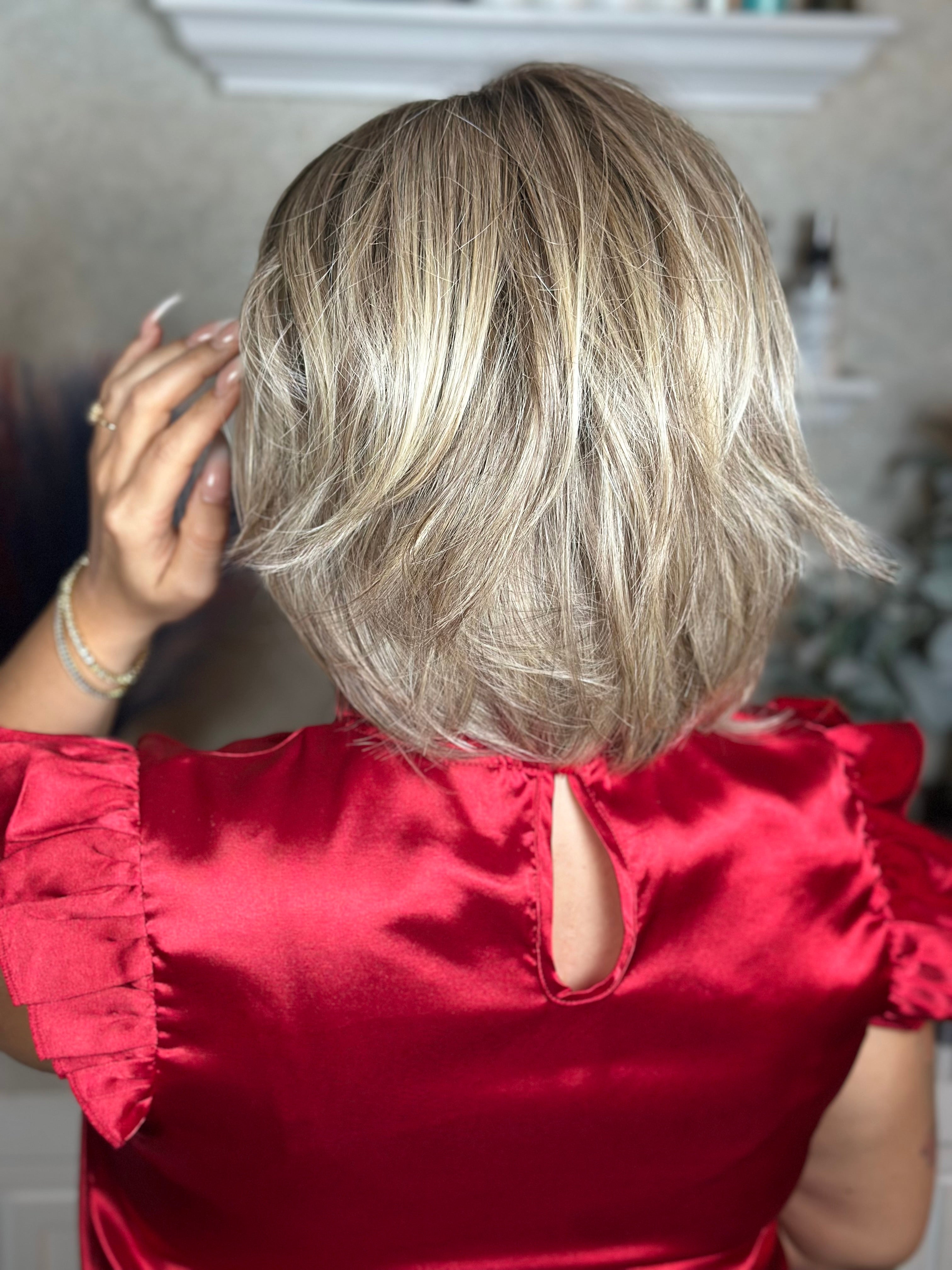 Jet Setter Moroccan Sand Blonde Hair Extensions - Premium Clip-in Human Hair for Volume & Length - Perfect for Parties, Weddings & Everyday Styling