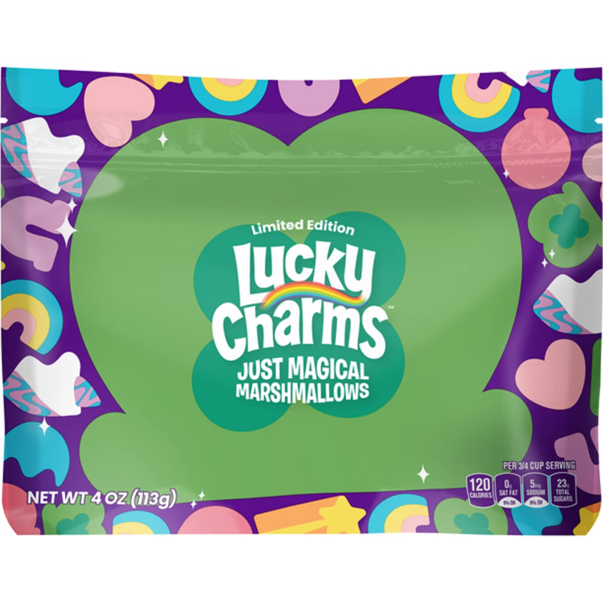 Lucky Charms Limited Edition Just Magical Marshmallows - Sweet Breakfast Cereal Topping for Kids & Family Fun (Perfect for Birthday Parties & Holiday Treats)