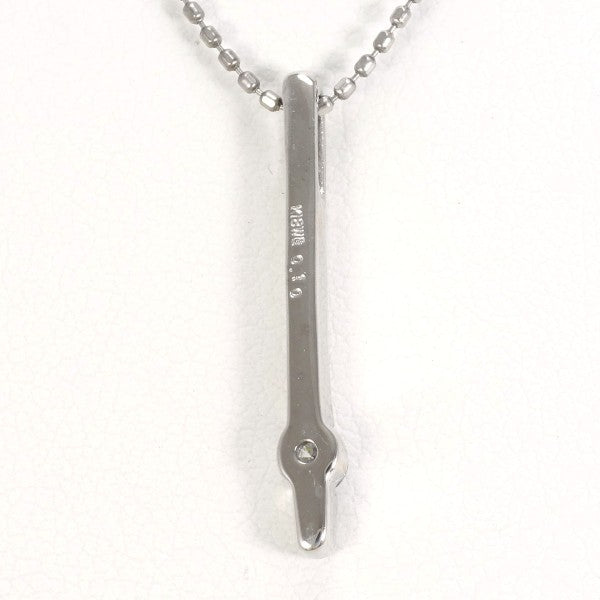 18K White Gold Diamond Necklace 0.10ct - Elegant Fine Jewelry for Women, Perfect for Weddings, Anniversaries & Special Occasions