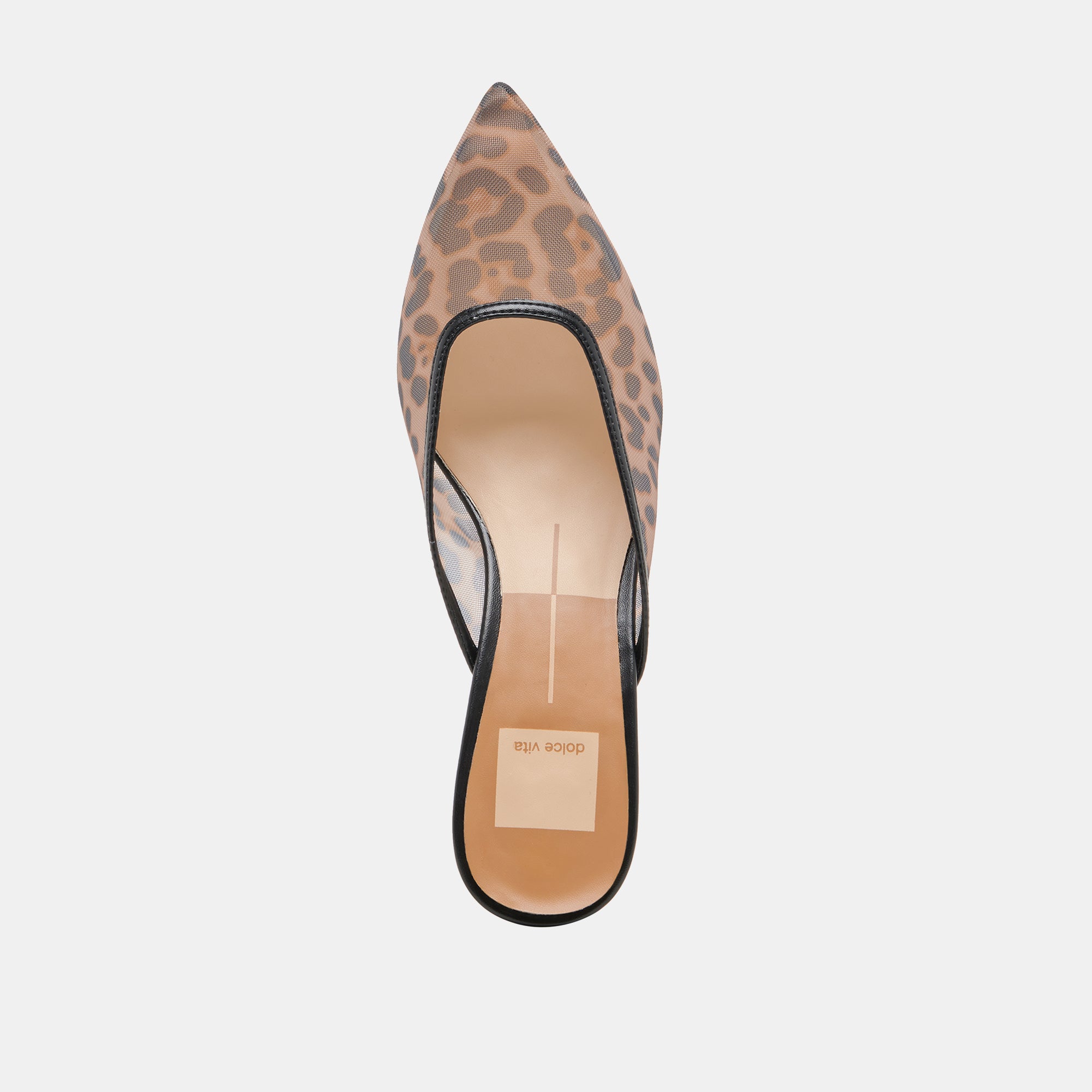 CLEO Women's High Heels - Leopard Print Mesh Pointed Toe Pumps for Party, Night Out & Special Occasions
