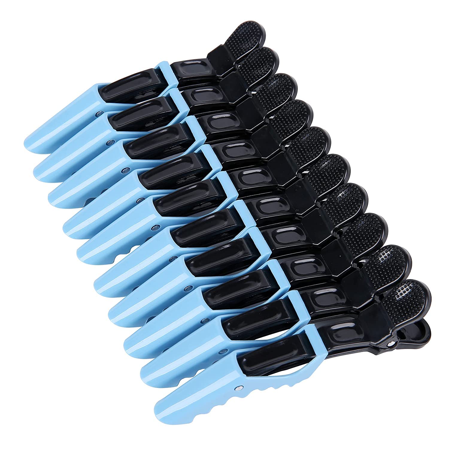 12-Piece Colorful Alligator Hair Clips for Women - Wide Tooth Hair Styling & Sectioning Clips for Salon, Home Use & DIY Hairstyles - Multicolor Hair Accessories