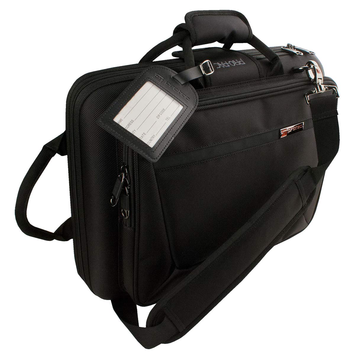 Protec PB307D Double Clarinet Slimline PRO PAC Case - Durable Bb & A Clarinet Storage with Padded Protection | Perfect for Musicians, Students & Travel