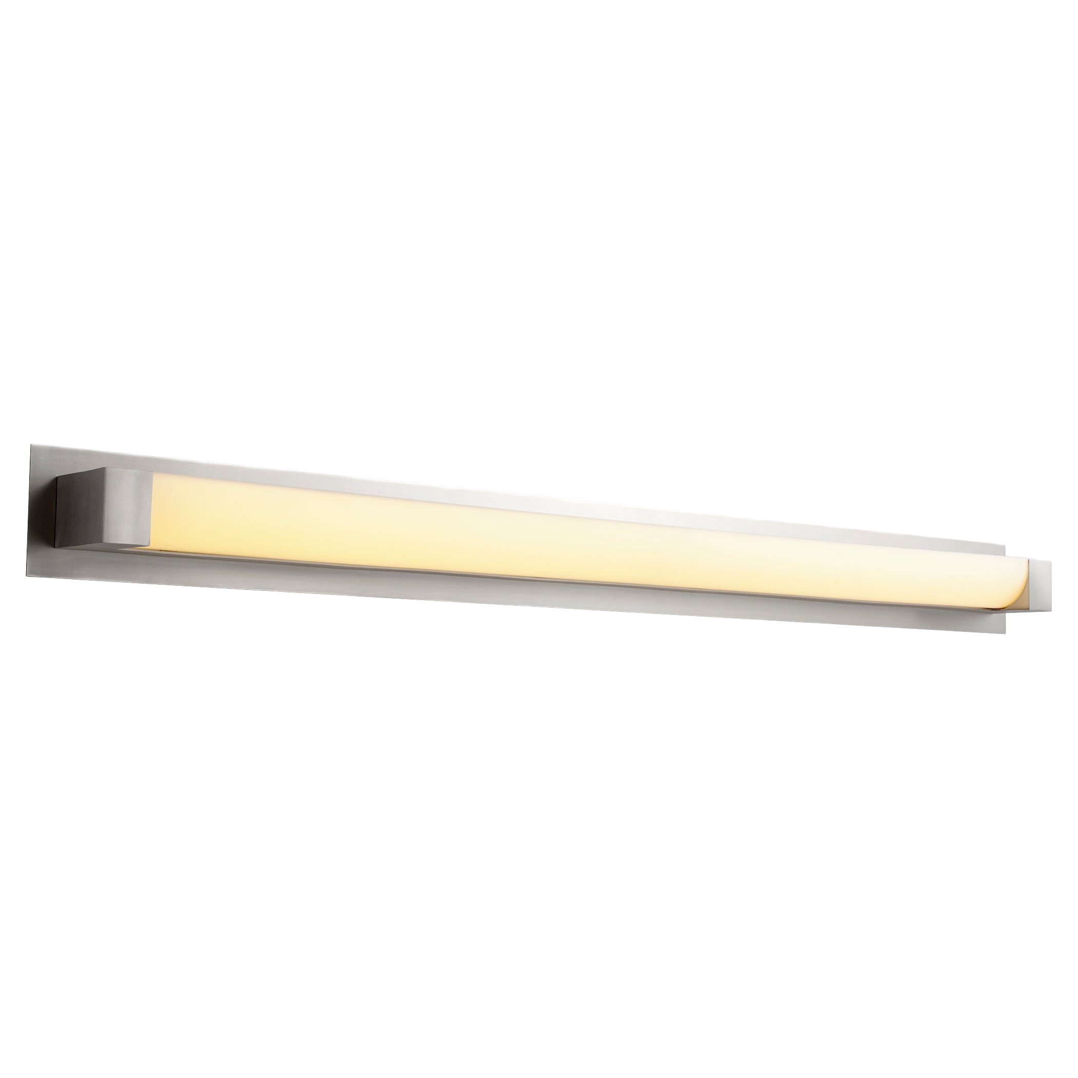 Oxygen BALANCE 3 549 24 LED Bathroom Vanity Light Fixture - 50 Inch Modern LED Lighting, 3000K Warm White, Satin Nickel Finish - Perfect for Bathroom, Powder Room & Dressing Room Illumination