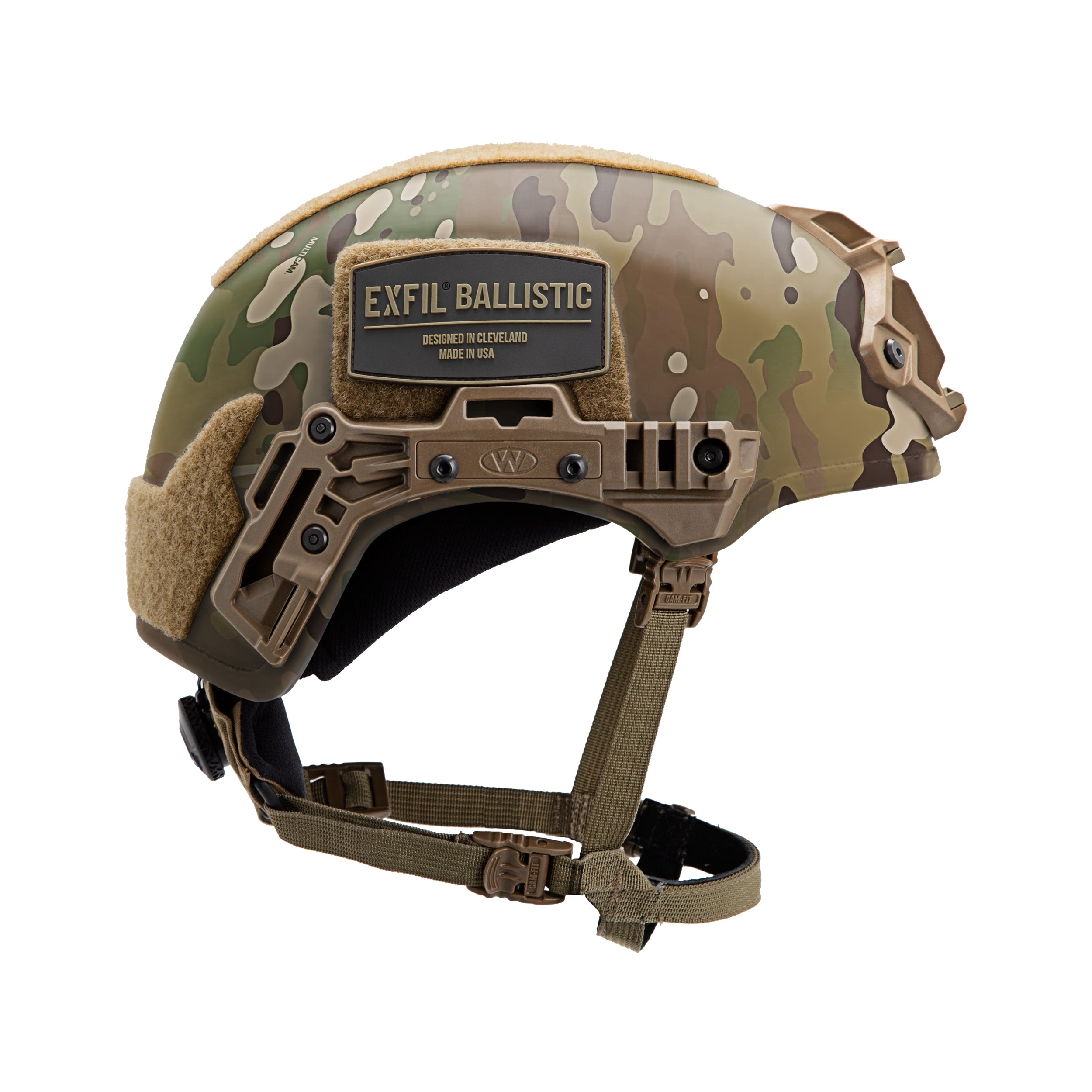 Team Wendy Exfil Ballistic Helmet - Tactical Hybrid Composite Shell with EXFIL Rail 3.0 System | Military & Law Enforcement Combat Helmet for Special Ops, SWAT & Outdoor Shooting
