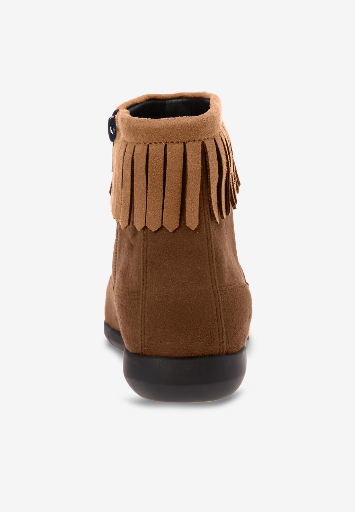 Comfortview Women's Wide Width The Marion Bootie - Stylish & Comfortable Ankle Boots for Wide Feet | Perfect for Work, Casual Outfits & Fall/Winter Fashion