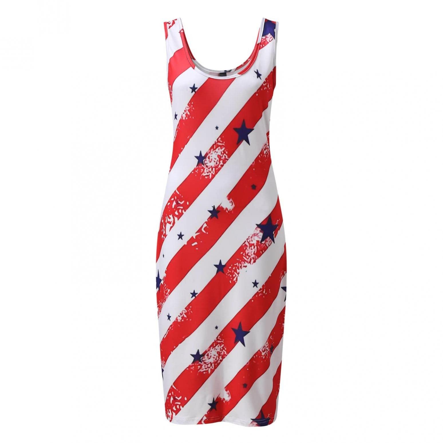 Sexy Bodycon Summer Dresses for Women - Leopard Print Camouflage Tank Dress Sleeveless Midi Club Dress | Perfect for Beach, Party & Night Out