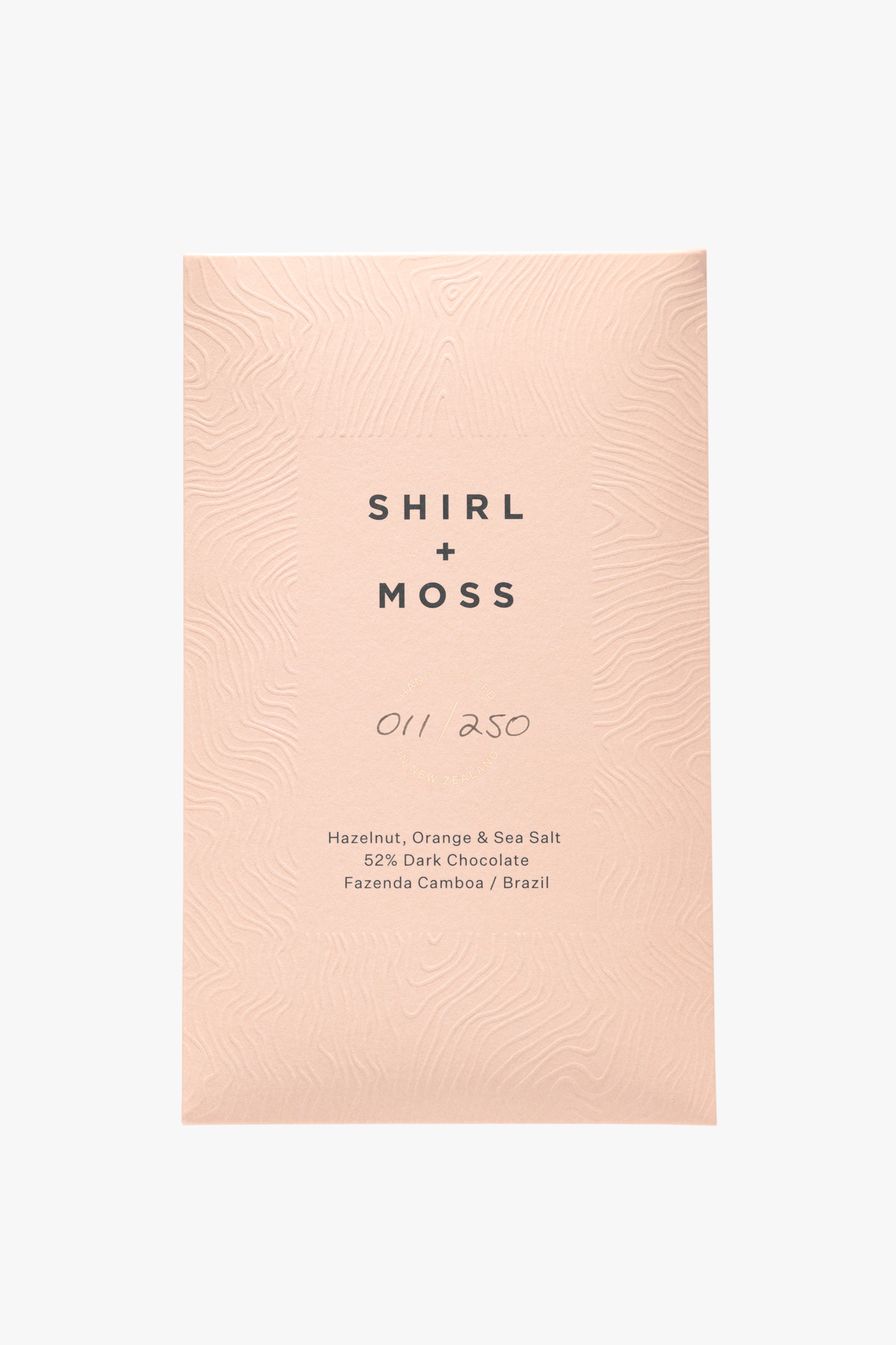 Premium 52% Dark Chocolate Bar with Hazelnut, Orange & Sea Salt - 80g Gourmet Snack for Gifting, Desserts & Healthy Indulgence