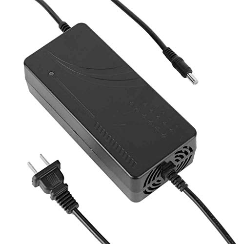 48V 2A Lithium Battery Charger with DC Plug - Power Supply Adapter for Electric Scooters, E-Bikes & Mobility Devices - Fast Charging, Waterproof & Safe for Outdoor Use