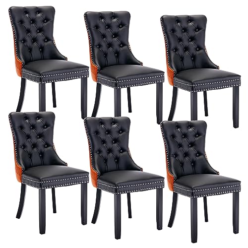 Black Pu With Orange Back