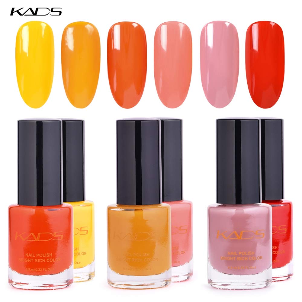 KADS Oil Jelly Nail Polish Set - 12 Colors Gel Nail Polish Kit for Manicure & Pedicure - Long Lasting, Non-Toxic, Waterproof Nail Art Design - Perfect for Home Salon, Party, Wedding & Gift Giving