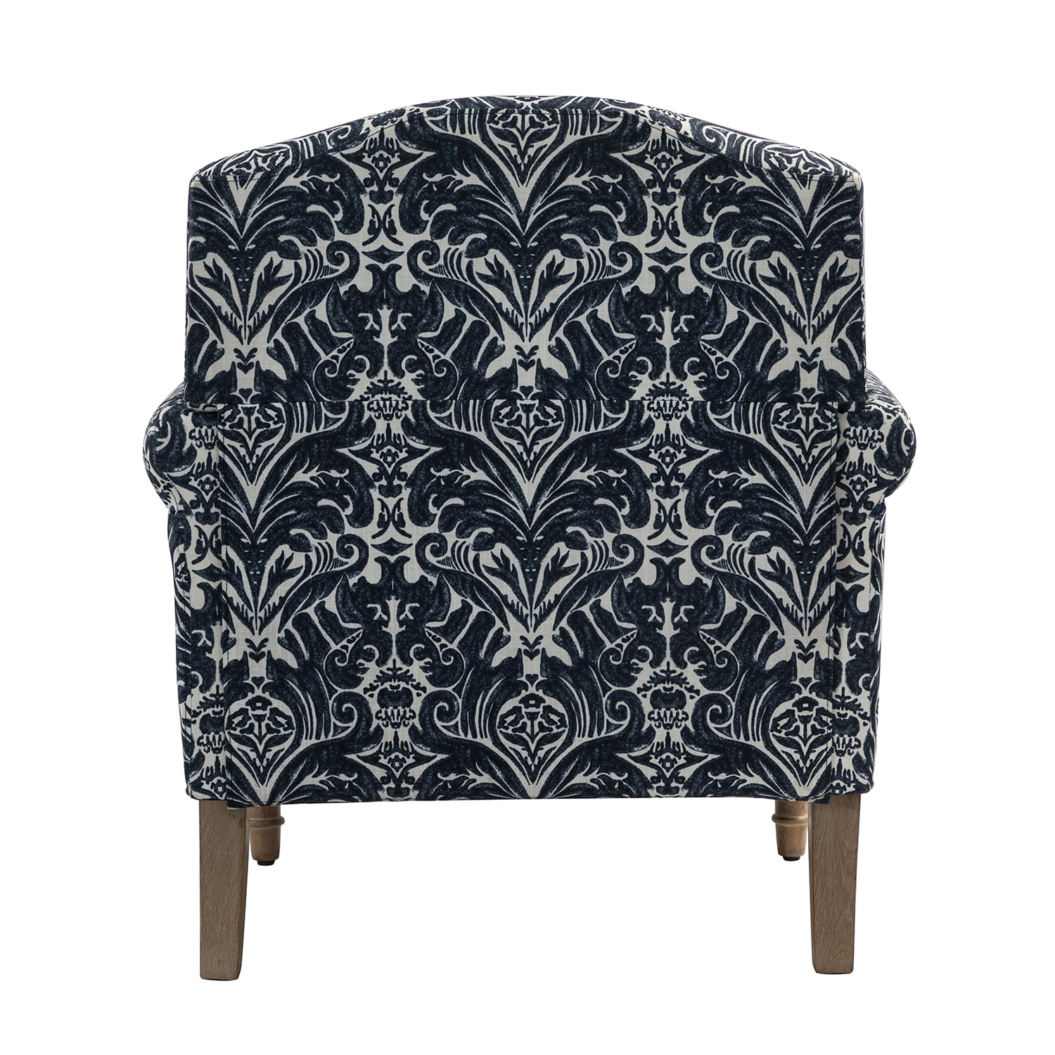 Raphael Farmhouse Armchair with Wooden Legs - Sturdy Frame Accent Chair for Living Room, Bedroom & Office (Multiple Styles Available)