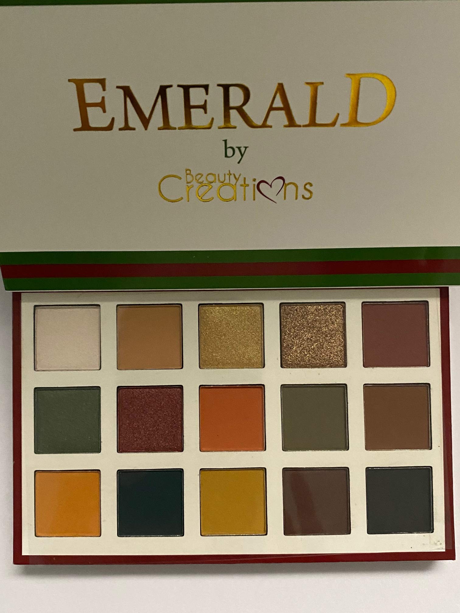 Beauty Creations ESMERALDA II Eyeshadow Palette - 15 Highly Pigmented Matte & Shimmer Eyeshadows for Professional Makeup & Everyday Glam Looks