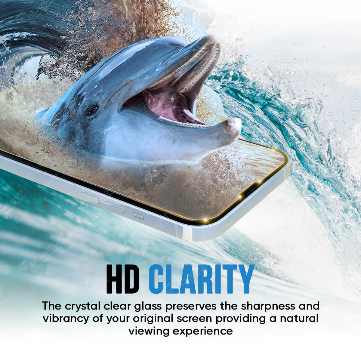 iPhone 12 & iPhone 12 Pro Tempered Glass Screen Protector - Ultra Clear, Anti-Scratch, Case Friendly - Perfect for Daily Use, Gaming & Outdoor Activities