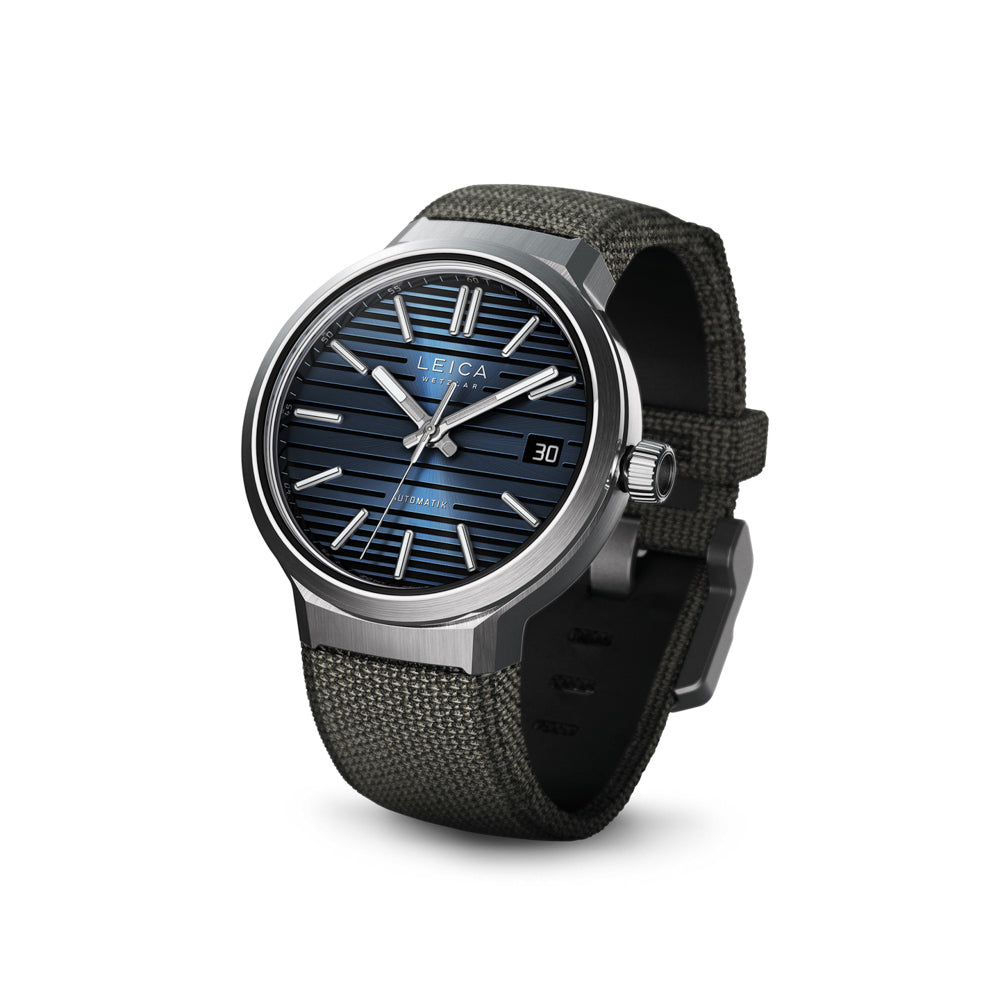 Leica ZM 11 Steel Midnight Blue Watch - Luxury Swiss Automatic Timepiece for Men - Perfect for Business, Formal Events & Collectors