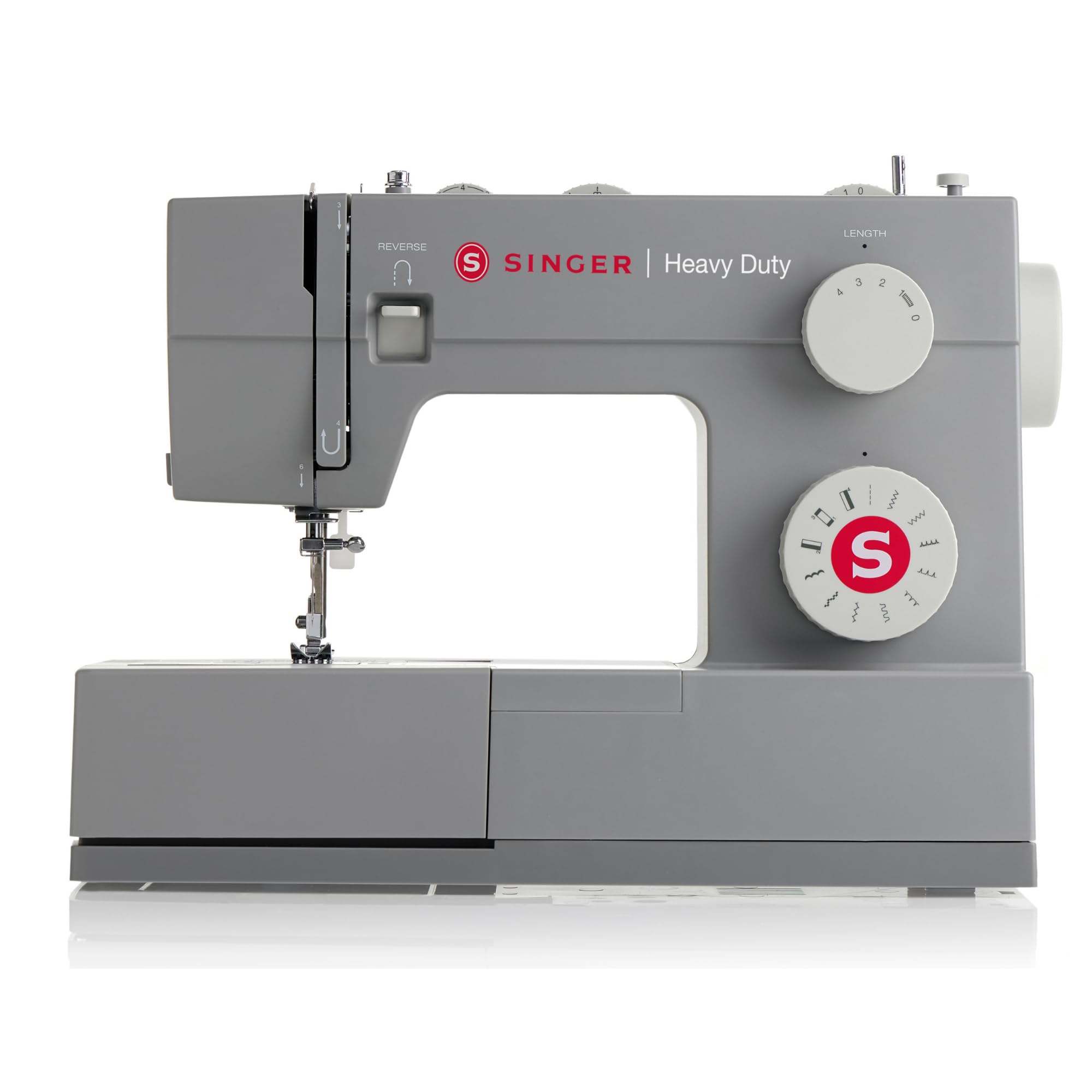 4411 Heavy Duty Sewing Machine with HD Extension Table - Perfect for Leather, Denim & Thick Fabrics - Ideal for Home Tailoring & Professional Sewing Projects