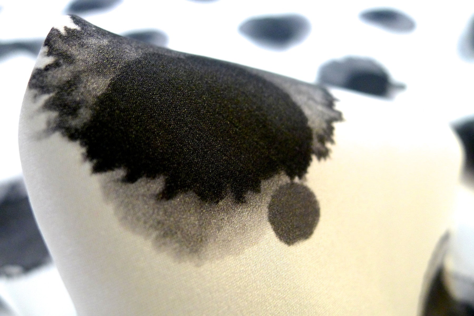 Blot Spot Black Satin Pillowcase - Luxurious Soft Hair & Skin Care Pillow Cover for Beauty Sleep - Perfect for Bedroom, Travel & Spa Use