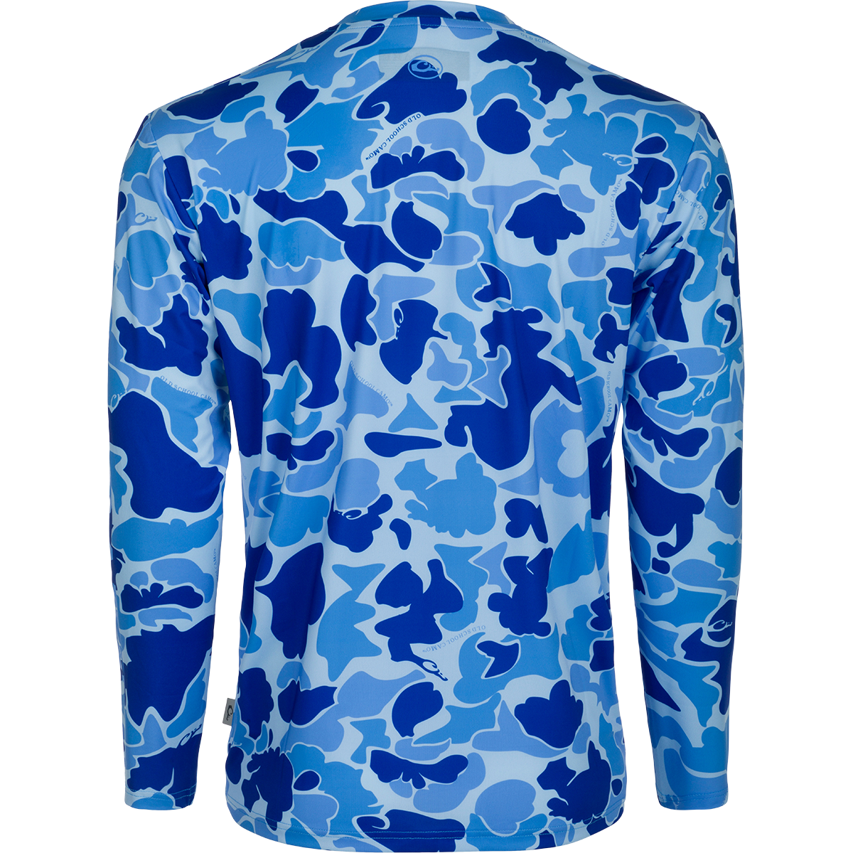 Long Sleeve Performance Crew Print T-Shirt for Men - Moisture Wicking Athletic Shirt with Stylish Design - Perfect for Gym, Running & Outdoor Activities