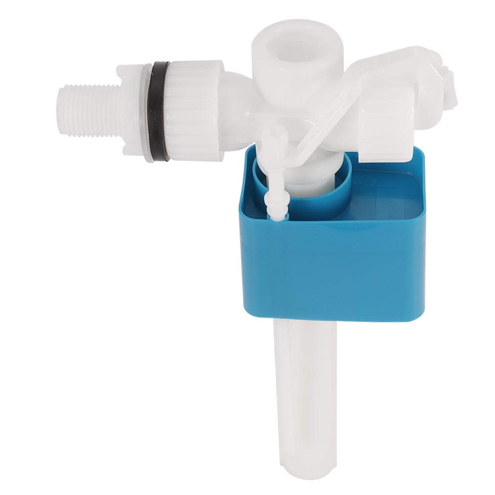 1/2 Inch Brass Side Entry Toilet Inlet Valve - Horizontal Water Inlet for Plastic Pipe Toilet Tanks - Durable Toilet Tank Accessories for Side Entry Toilets (Perfect for Small Bathrooms & Space-Saving Installations)