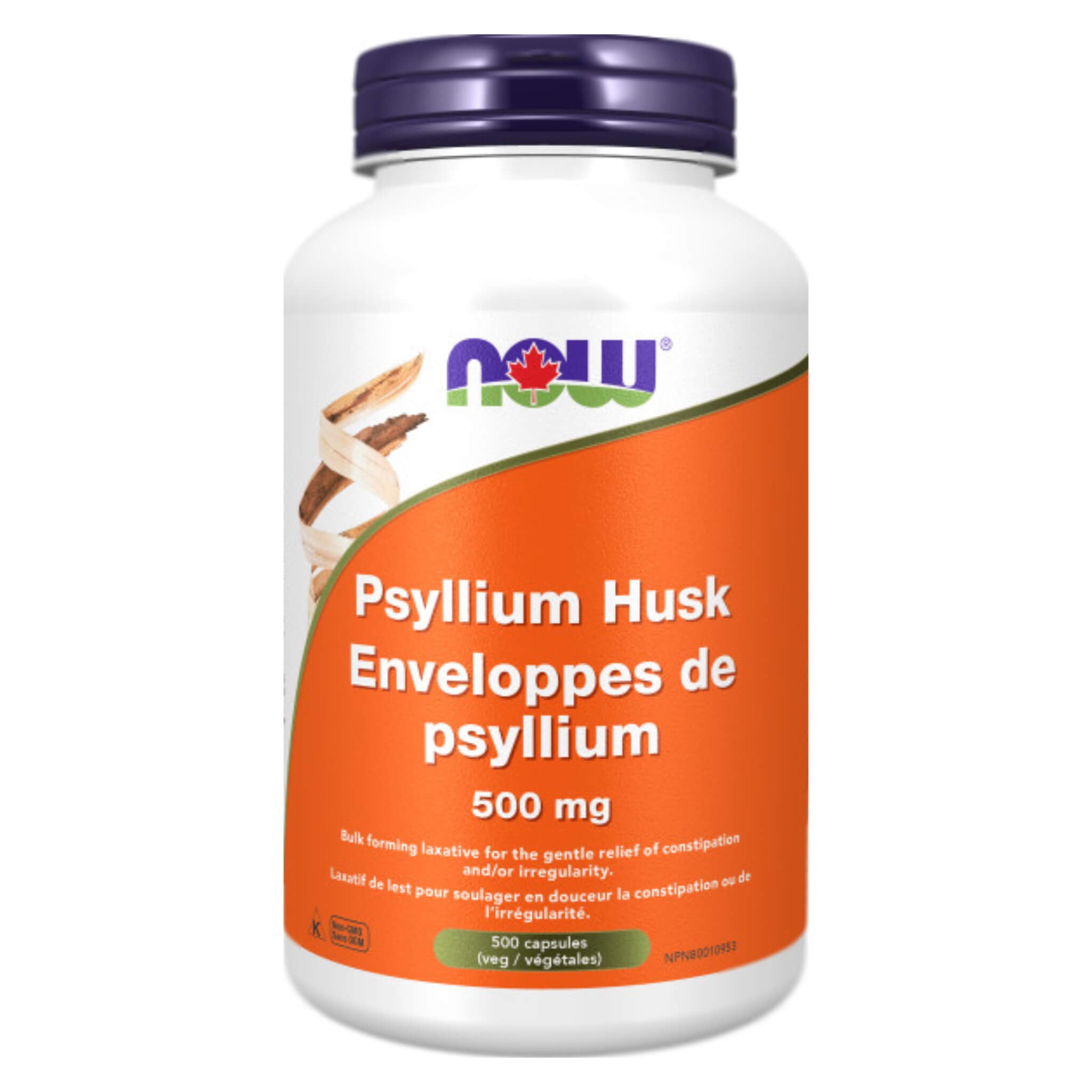 Psyllium Husk 500mg Capsules | Natural Fiber Supplement for Digestive Health & Weight Management | Supports Gut Health & Regularity | Perfect for Keto, Paleo & Vegan Diets
